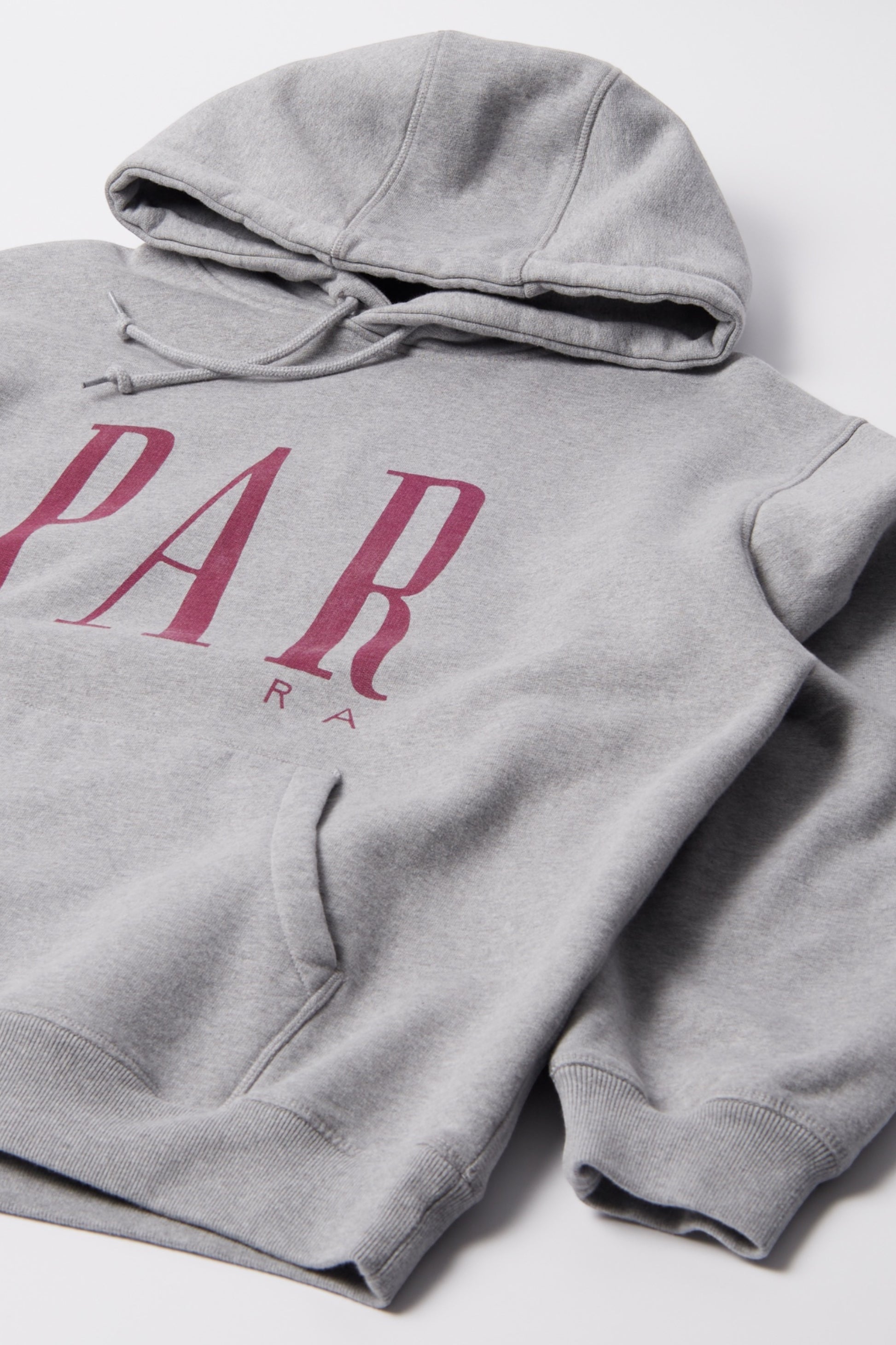By Parra Gapped Hooded Sweatshirt Grey | Sweat Capuche Premium | Edgar Bdx