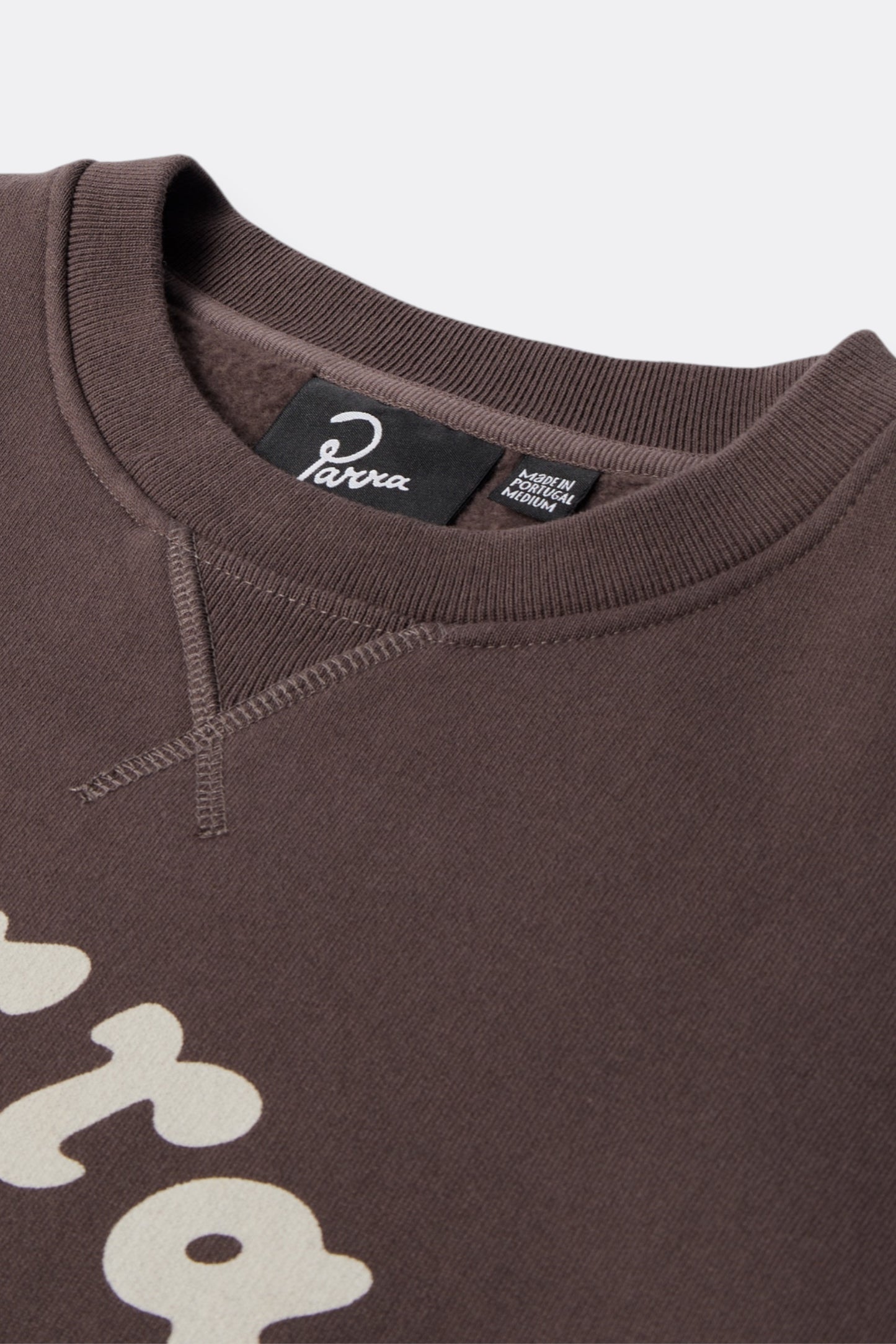 By Parra Gasoline Crew Neck Sweatshirt Brown | Sweat Col Rond Premium | Edgar Bdx