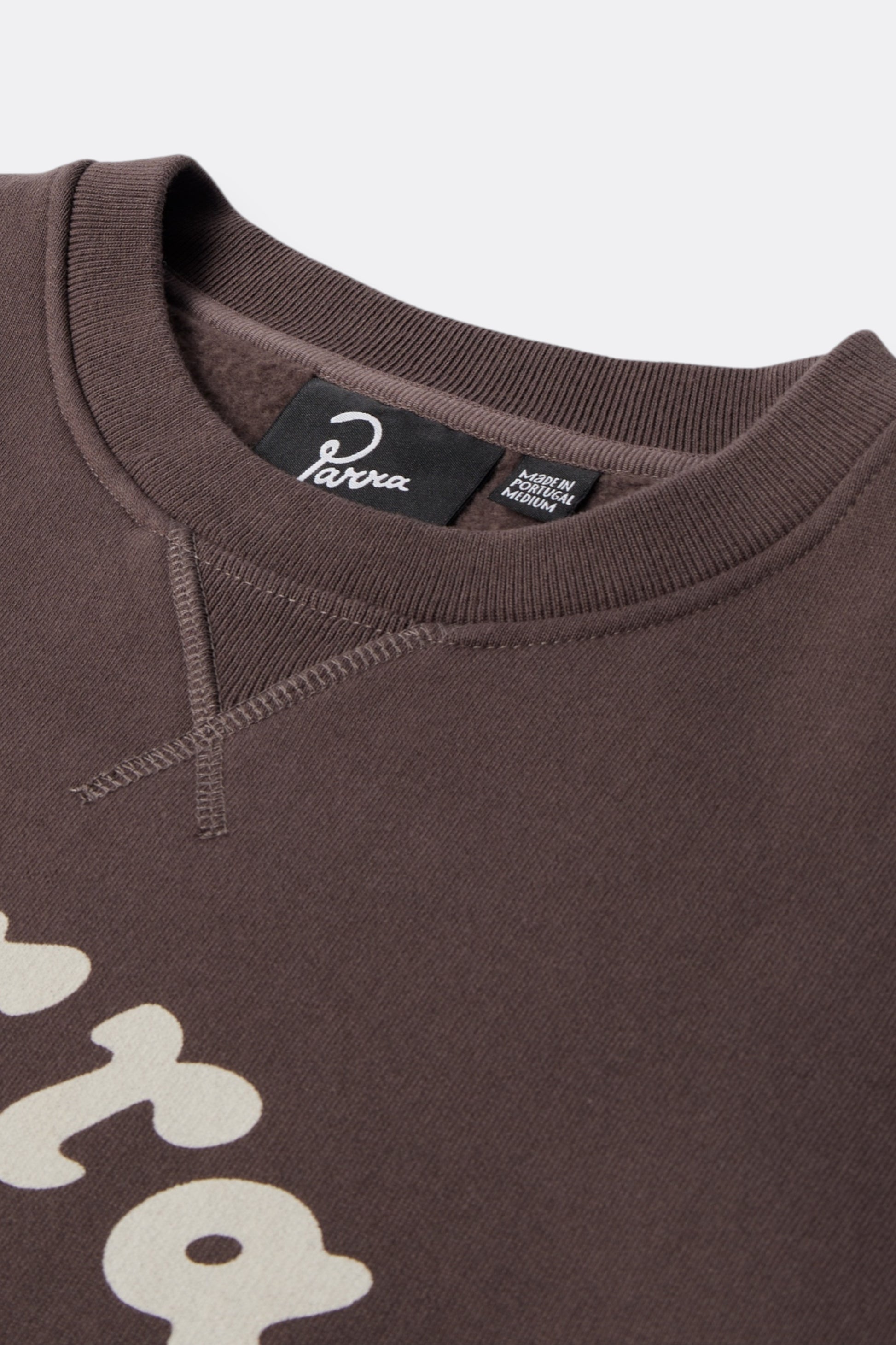 By Parra Gasoline Crew Neck Sweatshirt Brown | Sweat Col Rond Premium | Edgar Bdx