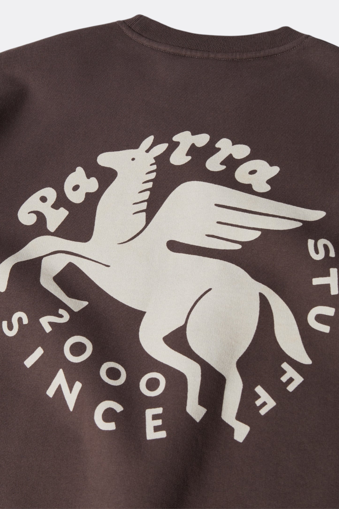 By Parra Gasoline Crew Neck Sweatshirt Brown | Sweat Col Rond Premium | Edgar Bdx