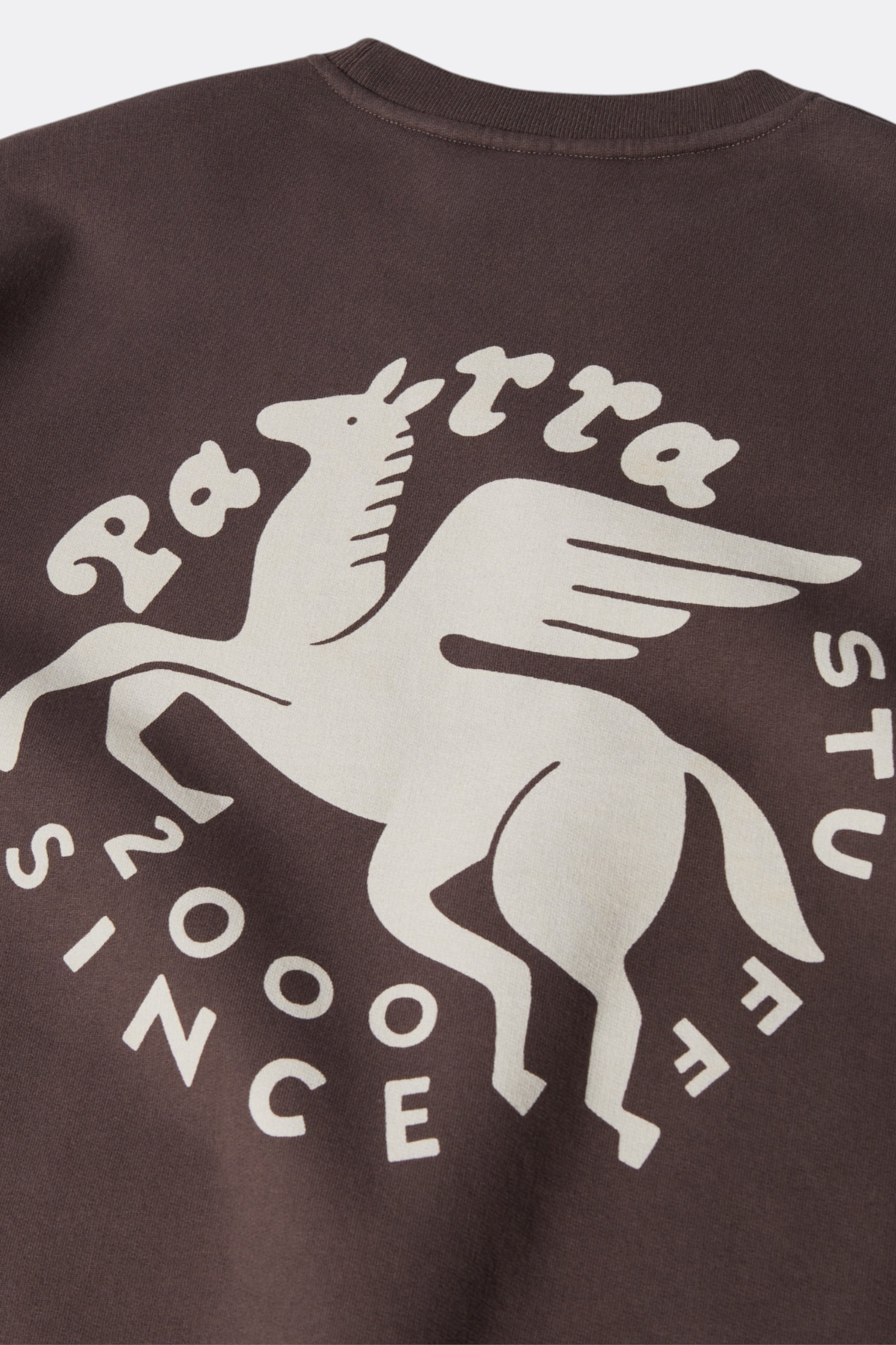 By Parra Gasoline Crew Neck Sweatshirt Brown | Sweat Col Rond Premium | Edgar Bdx