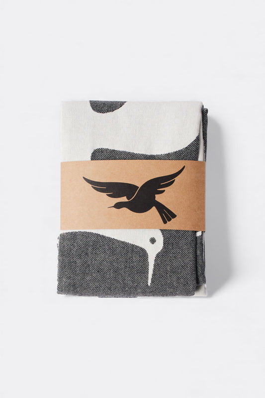 By Parra - Infinite Kitchen Bird Towel Set (Black)