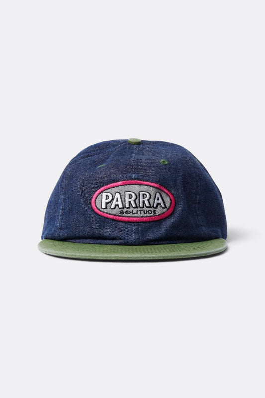 BY PARRA Lonely Key 6 Panel Hat Blue | Casquette Denim Brodée Californie | Edgar Bdx
