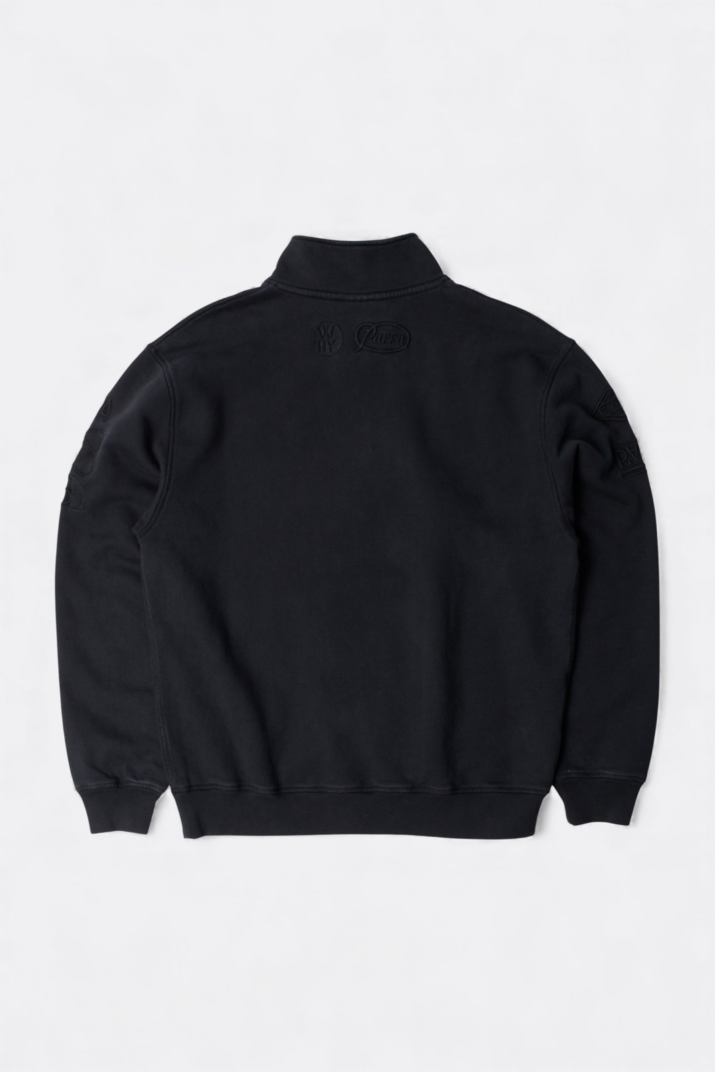 By Parra - Media Training Quarter Zip Pullover (Black)