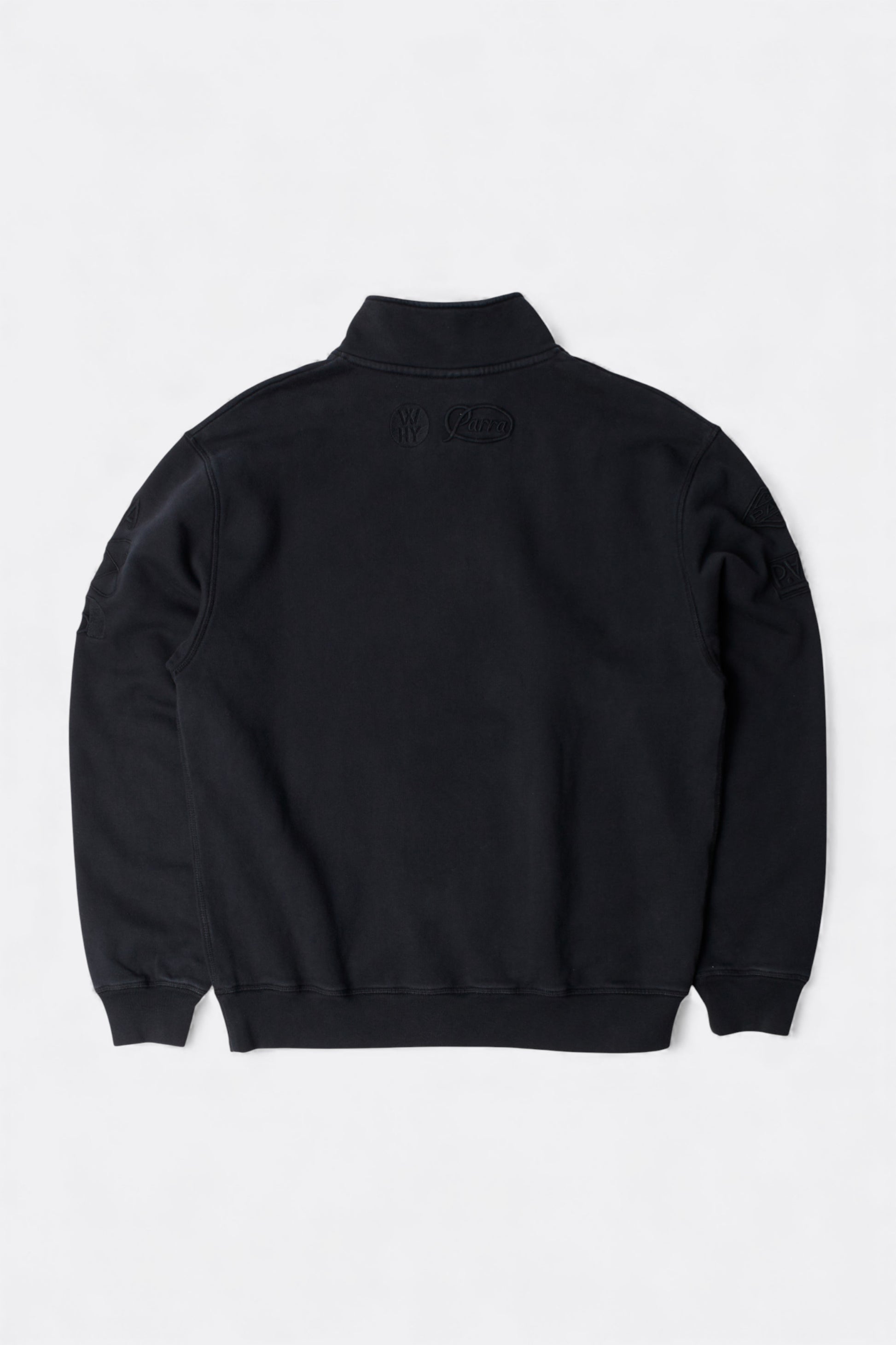 By Parra - Media Training Quarter Zip Pullover (Black)