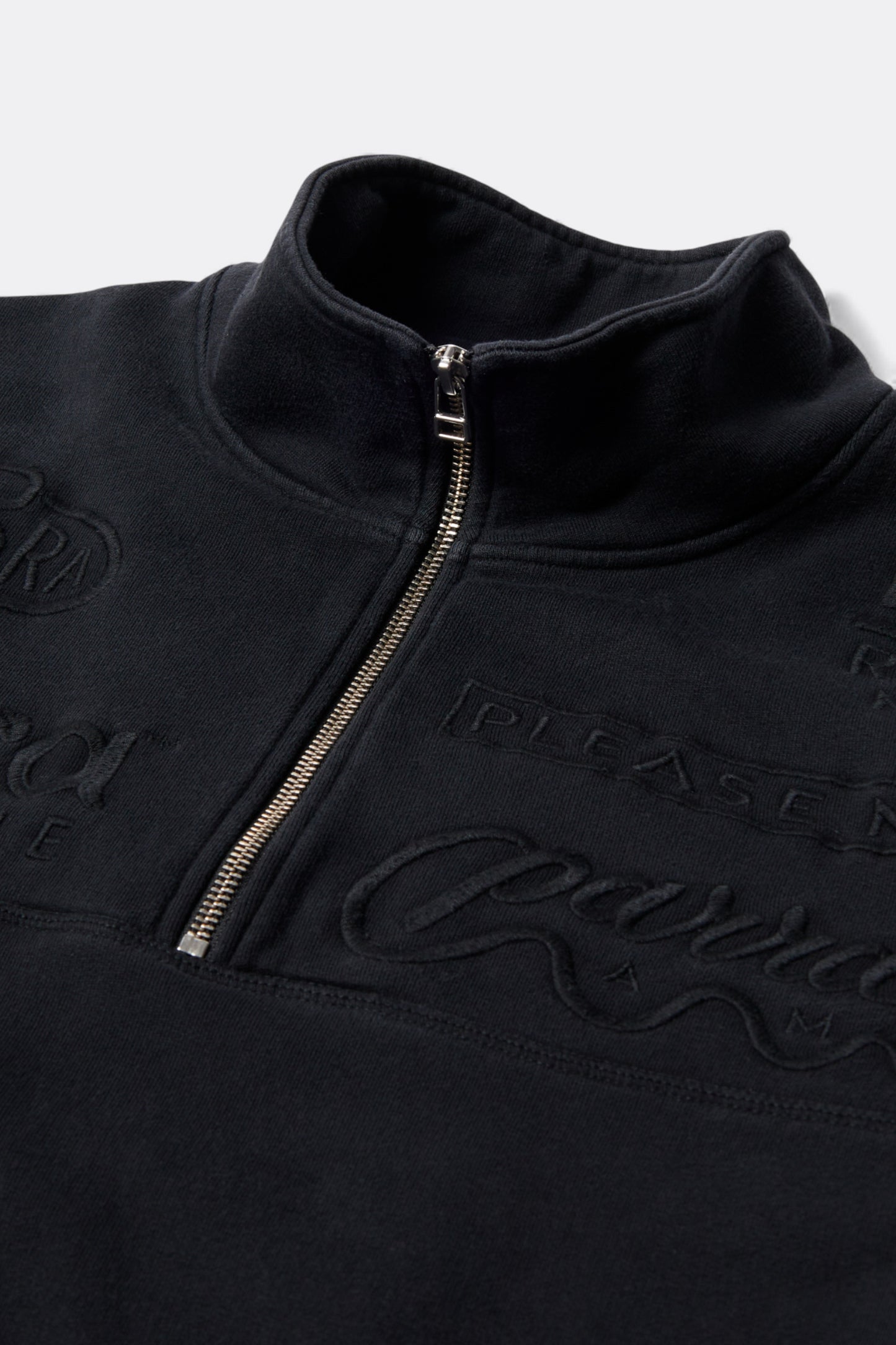 By Parra - Media Training Quarter Zip Pullover (Black)