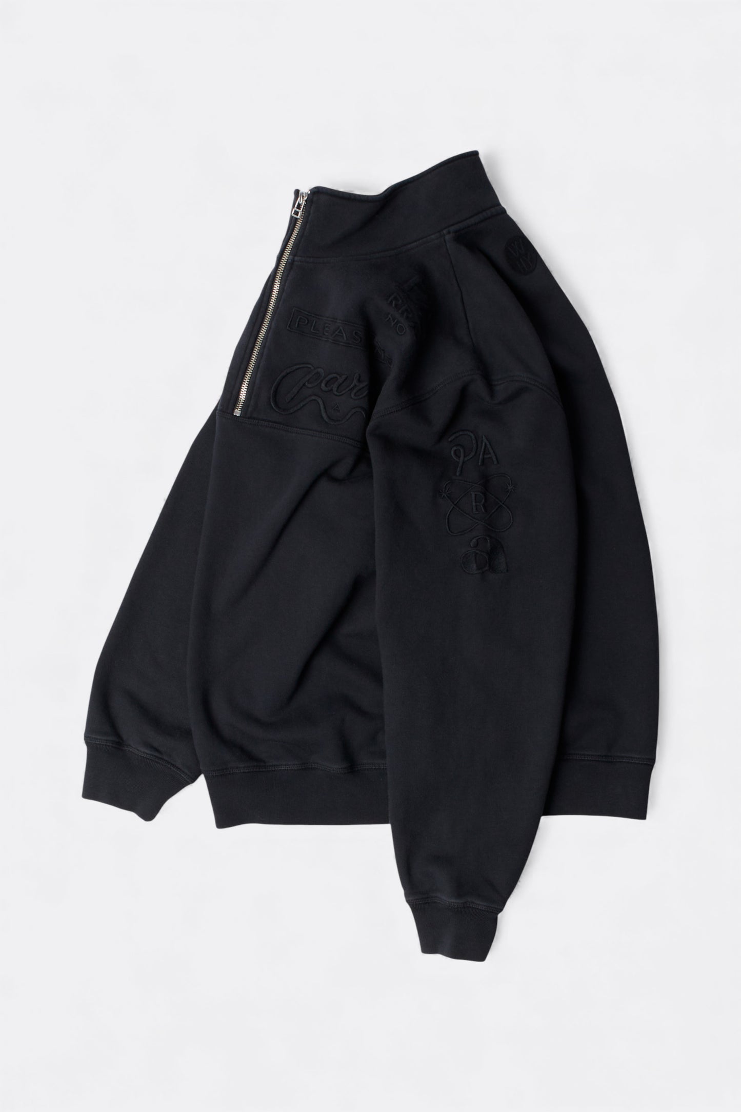 By Parra - Media Training Quarter Zip Pullover (Black)