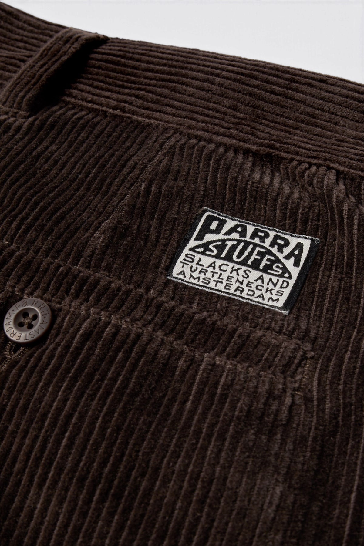 BY PARRA Minor Chords Corduroy Pants Dark Brown | Edgar Bdx
