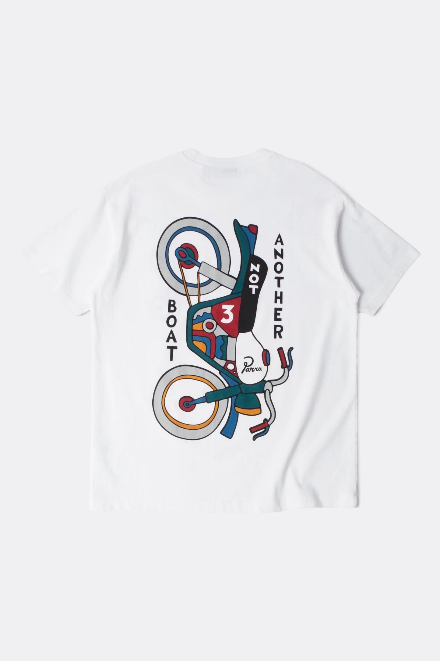 BY PARRA Not Another Boat T-Shirt White | T-Shirt Sérigraphie Premium | Edgar Bdx