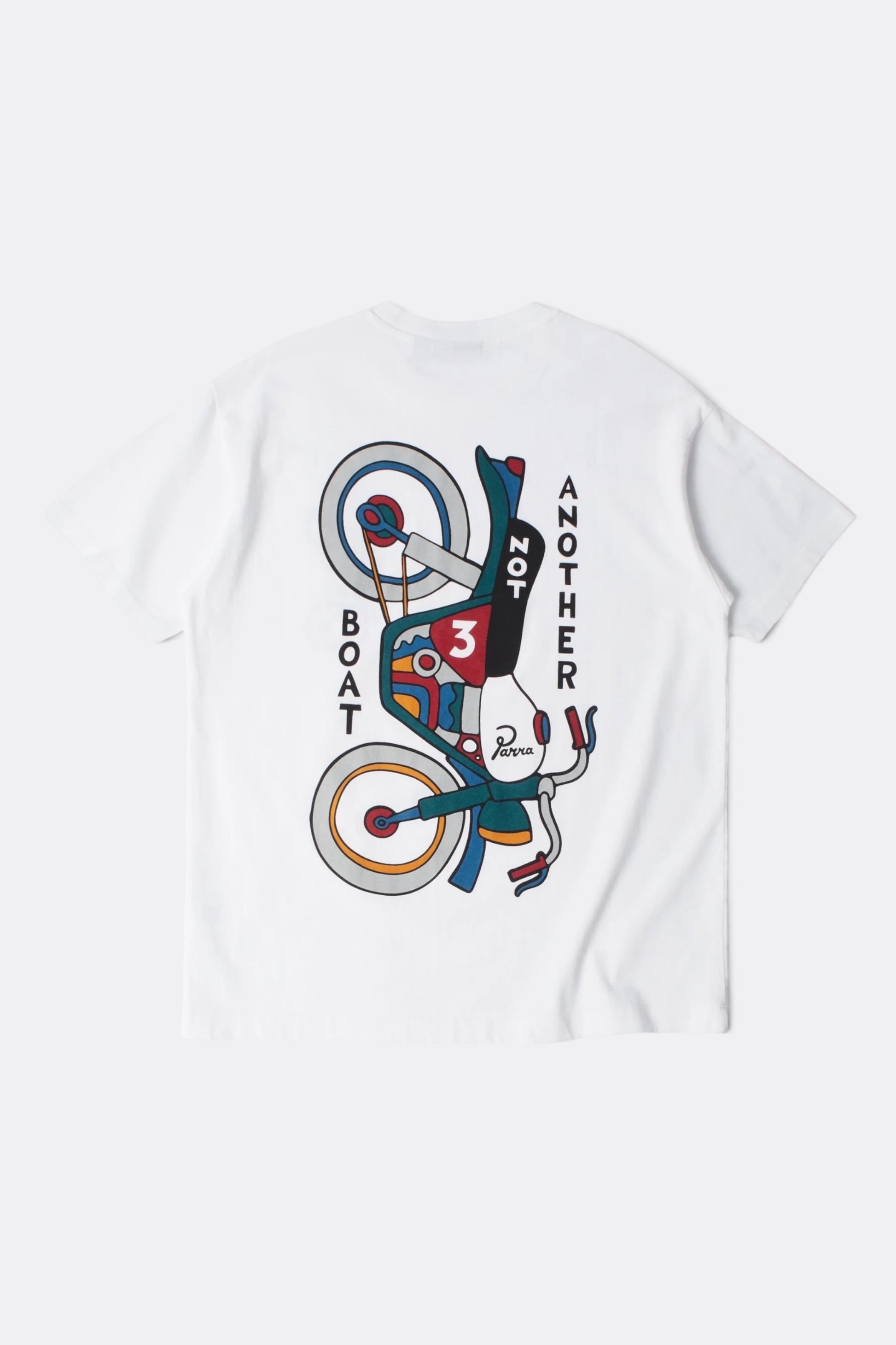 BY PARRA Not Another Boat T-Shirt White | T-Shirt Sérigraphie Premium | Edgar Bdx
