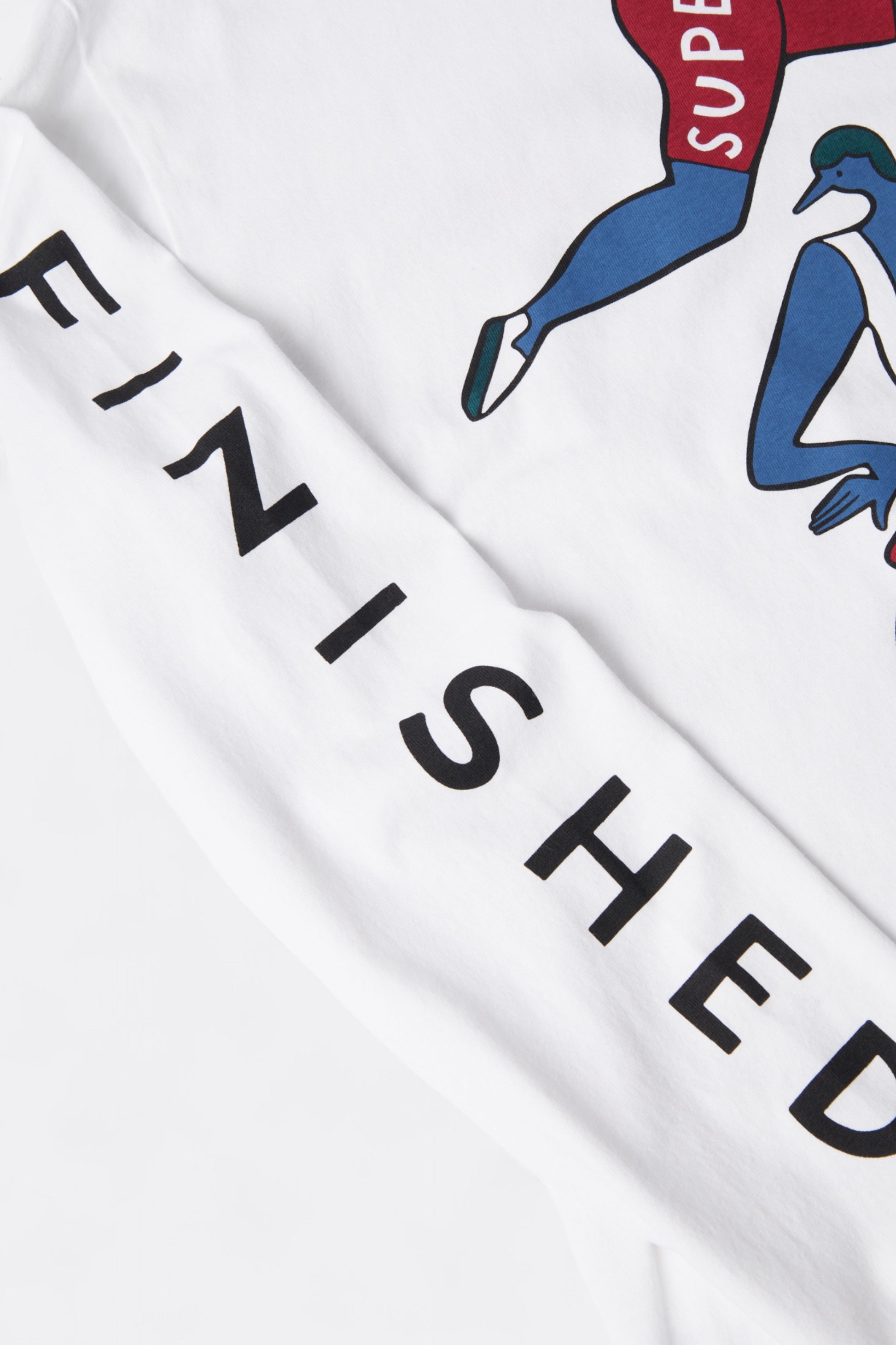 By Parra - Not Finished Long Sleeve T-Shirt (White)