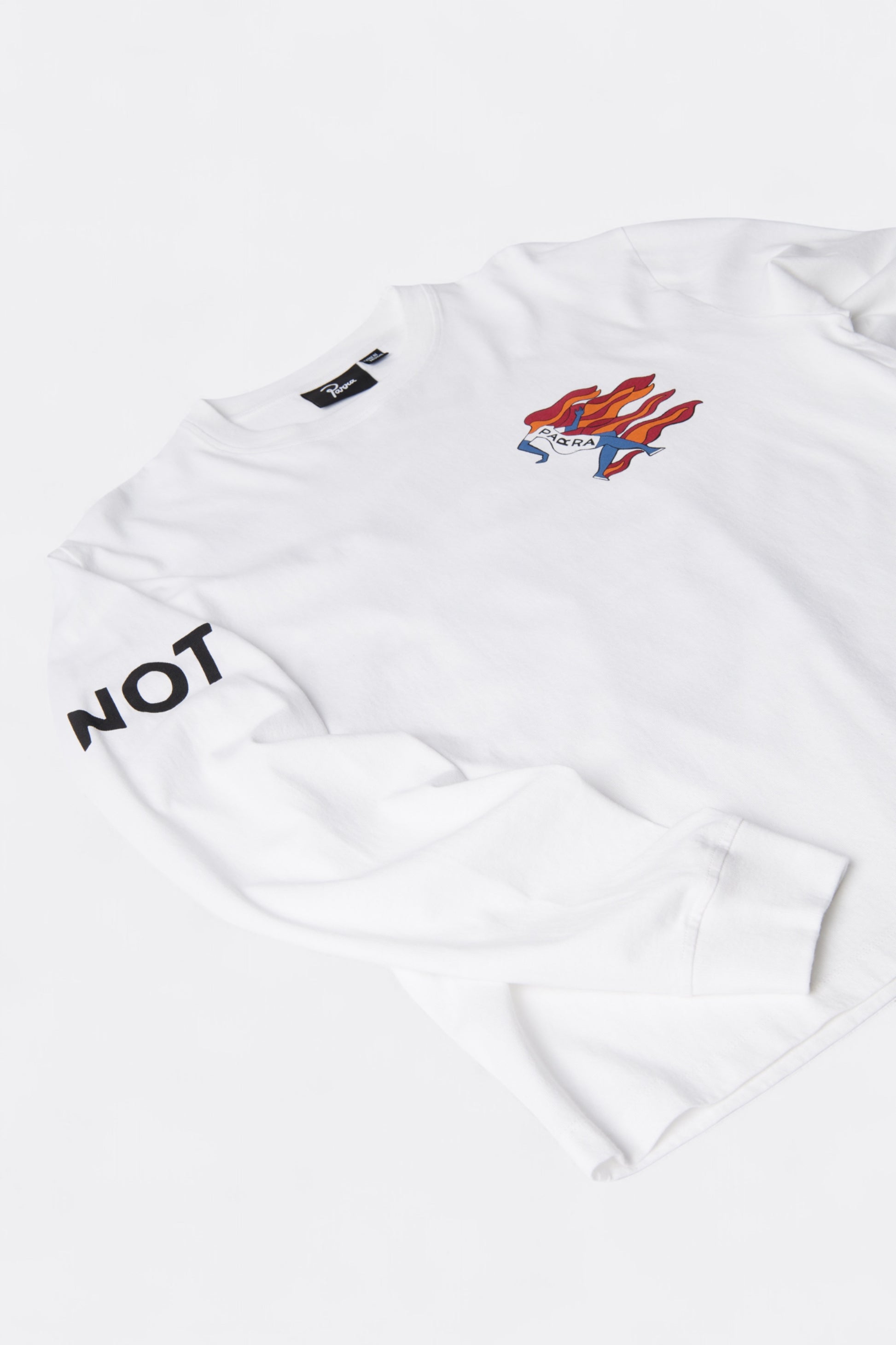 By Parra - Not Finished Long Sleeve T-Shirt (White)