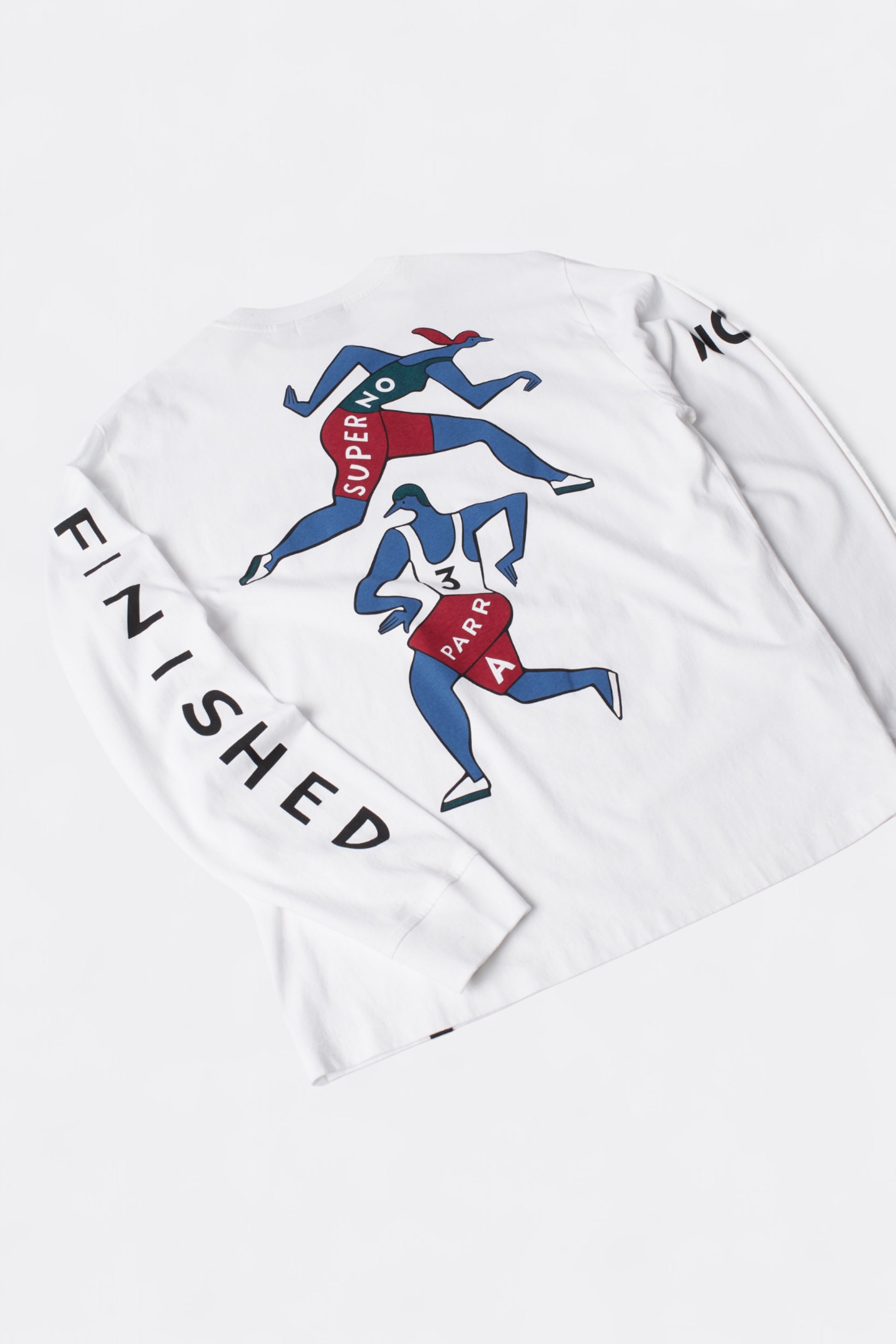 By Parra - Not Finished Long Sleeve T-Shirt (White)