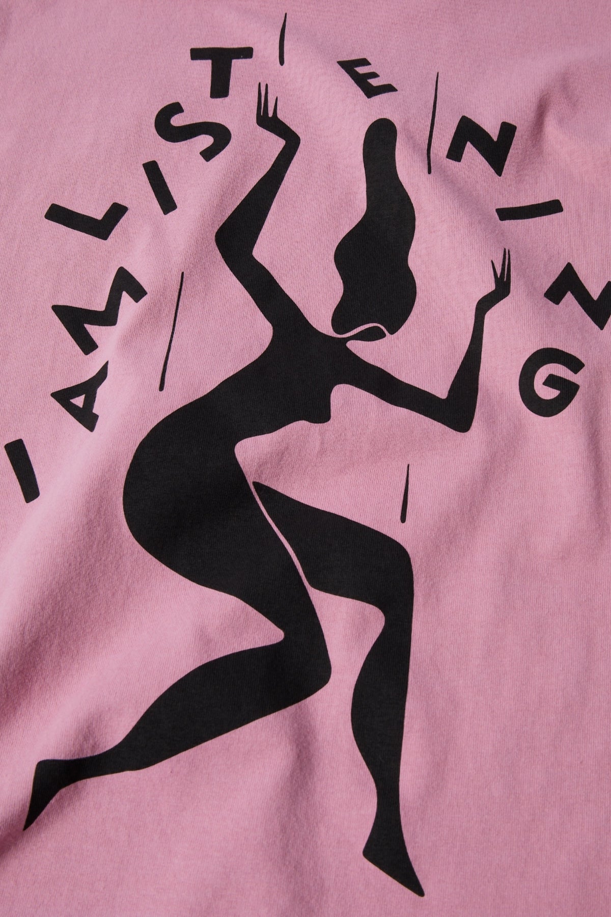 BY PARRA Not Listening T-Shirt Pink | Edgar Bdx