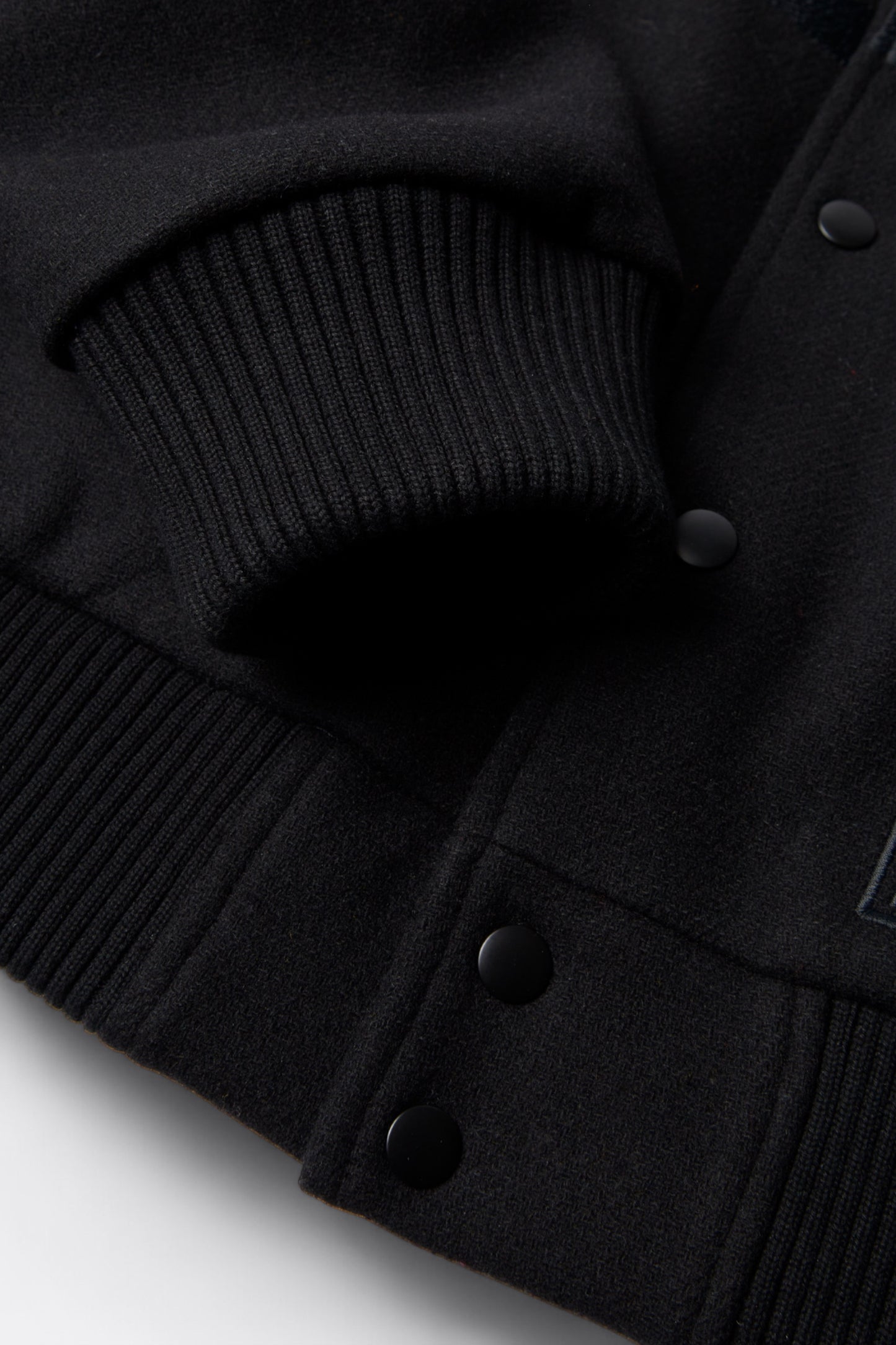 By Parra - Not Movie Quality Varsity Jacket (Black)