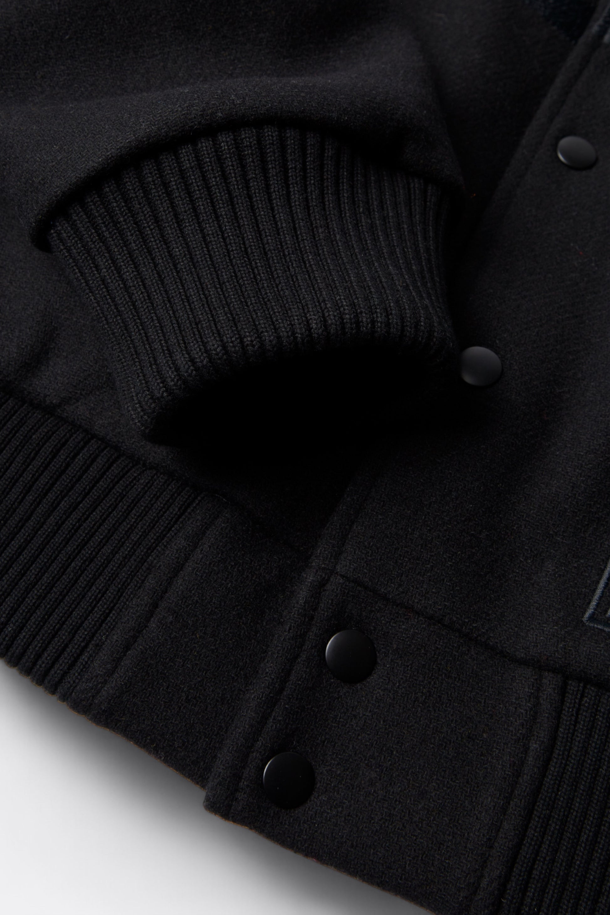 By Parra - Not Movie Quality Varsity Jacket (Black)