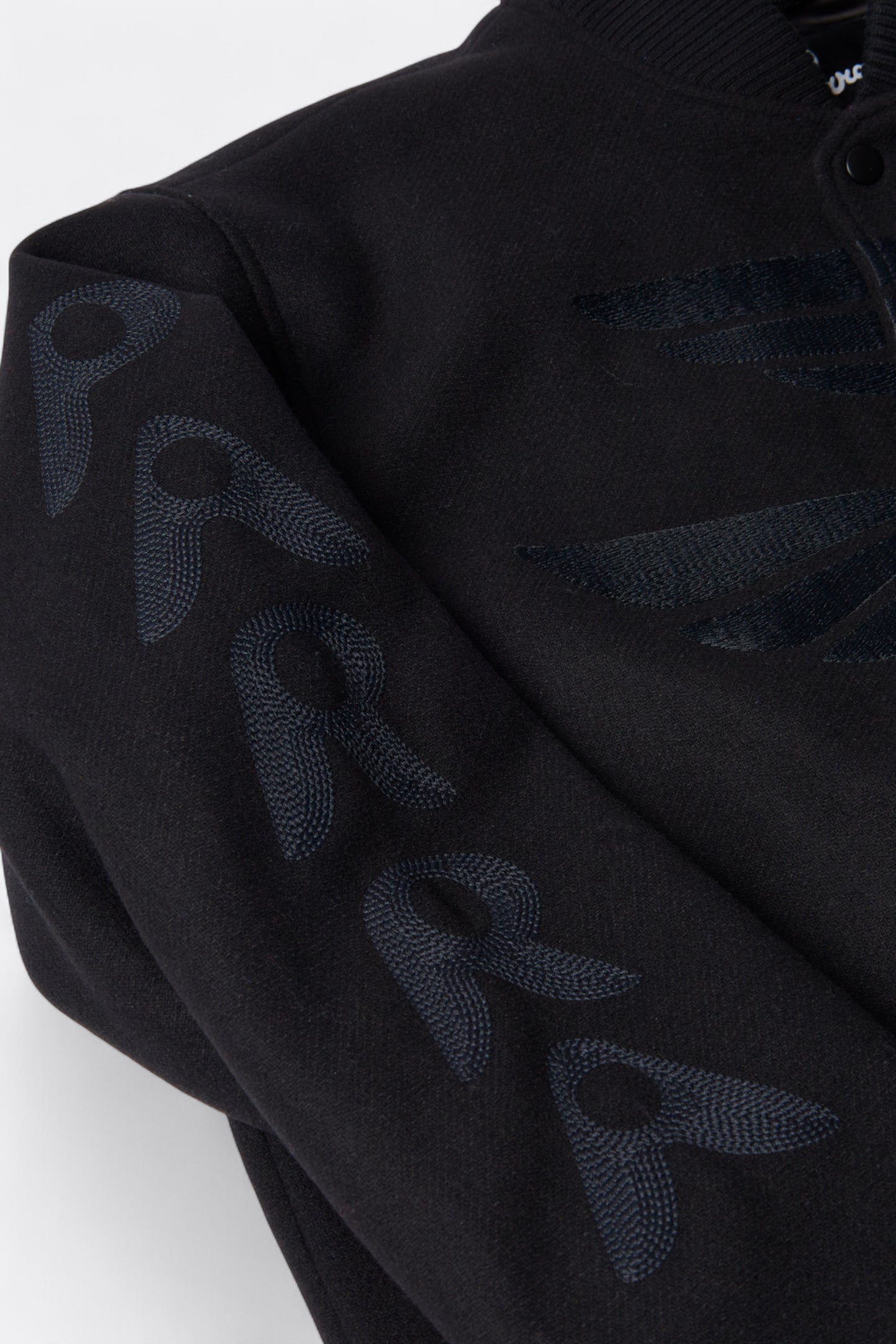 By Parra - Not Movie Quality Varsity Jacket (Black)