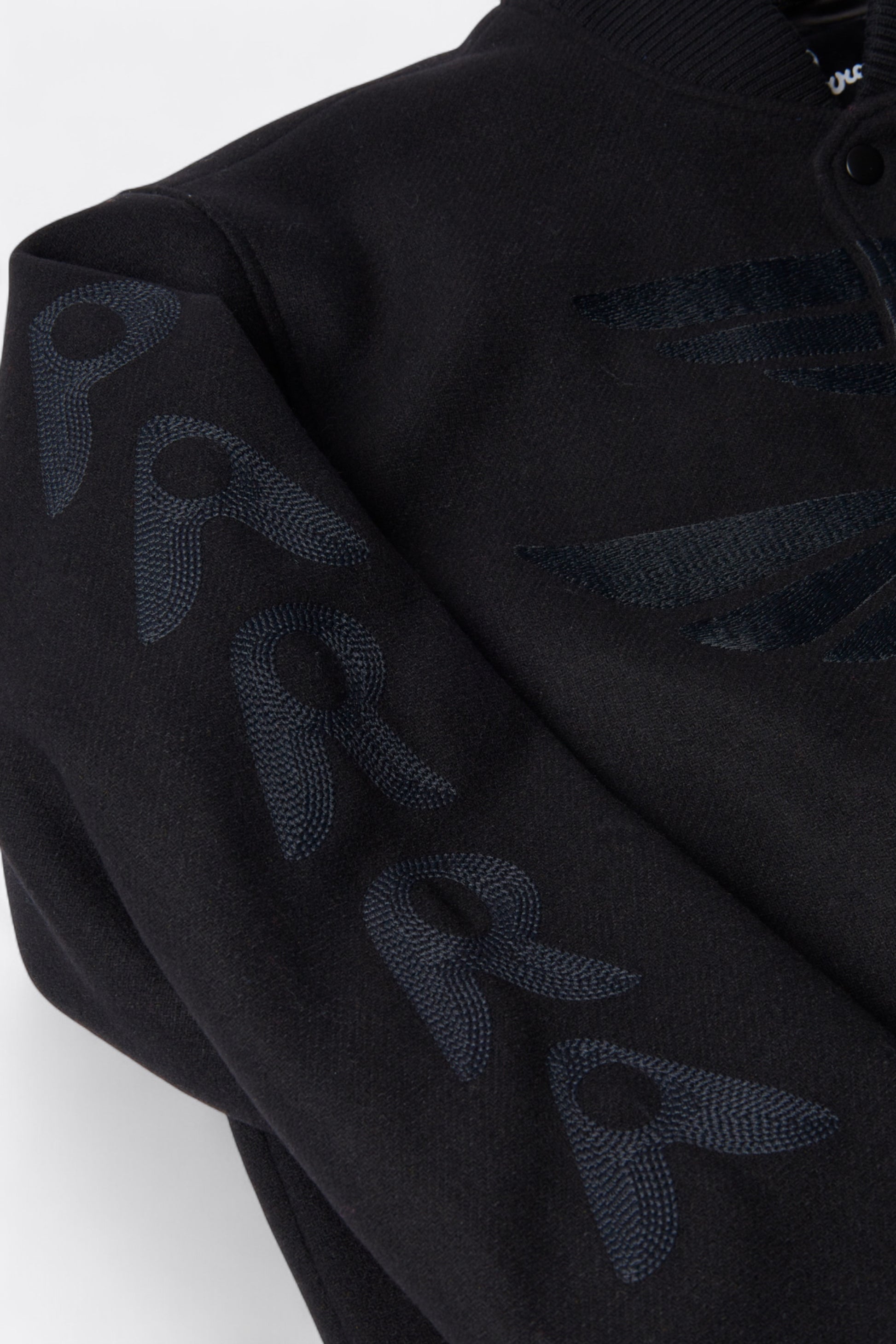 By Parra - Not Movie Quality Varsity Jacket (Black)