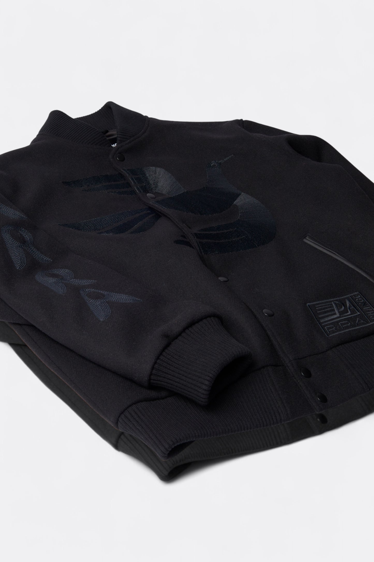 By Parra - Not Movie Quality Varsity Jacket (Black)