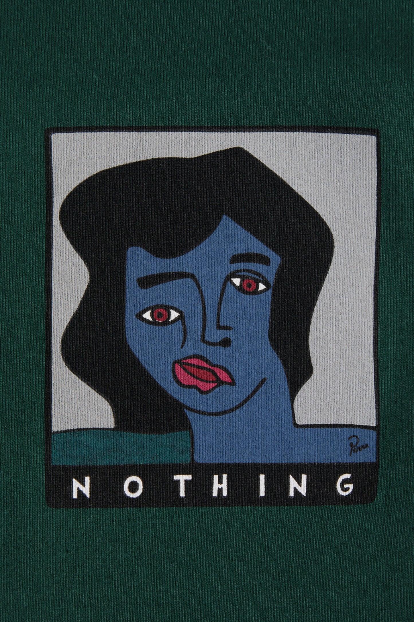 By Parra - Nothing Please T-Shirt (Pine Green)