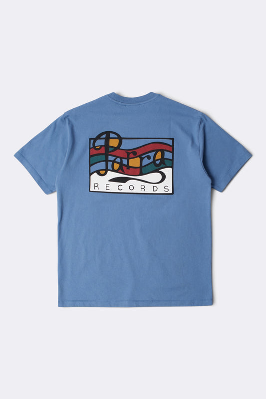 BY PARRA Parra Records T-Shirt Blue | Edgar Bdx