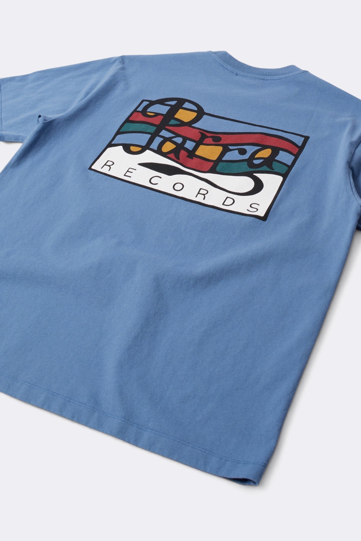 BY PARRA Parra Records T-Shirt Blue | Edgar Bdx