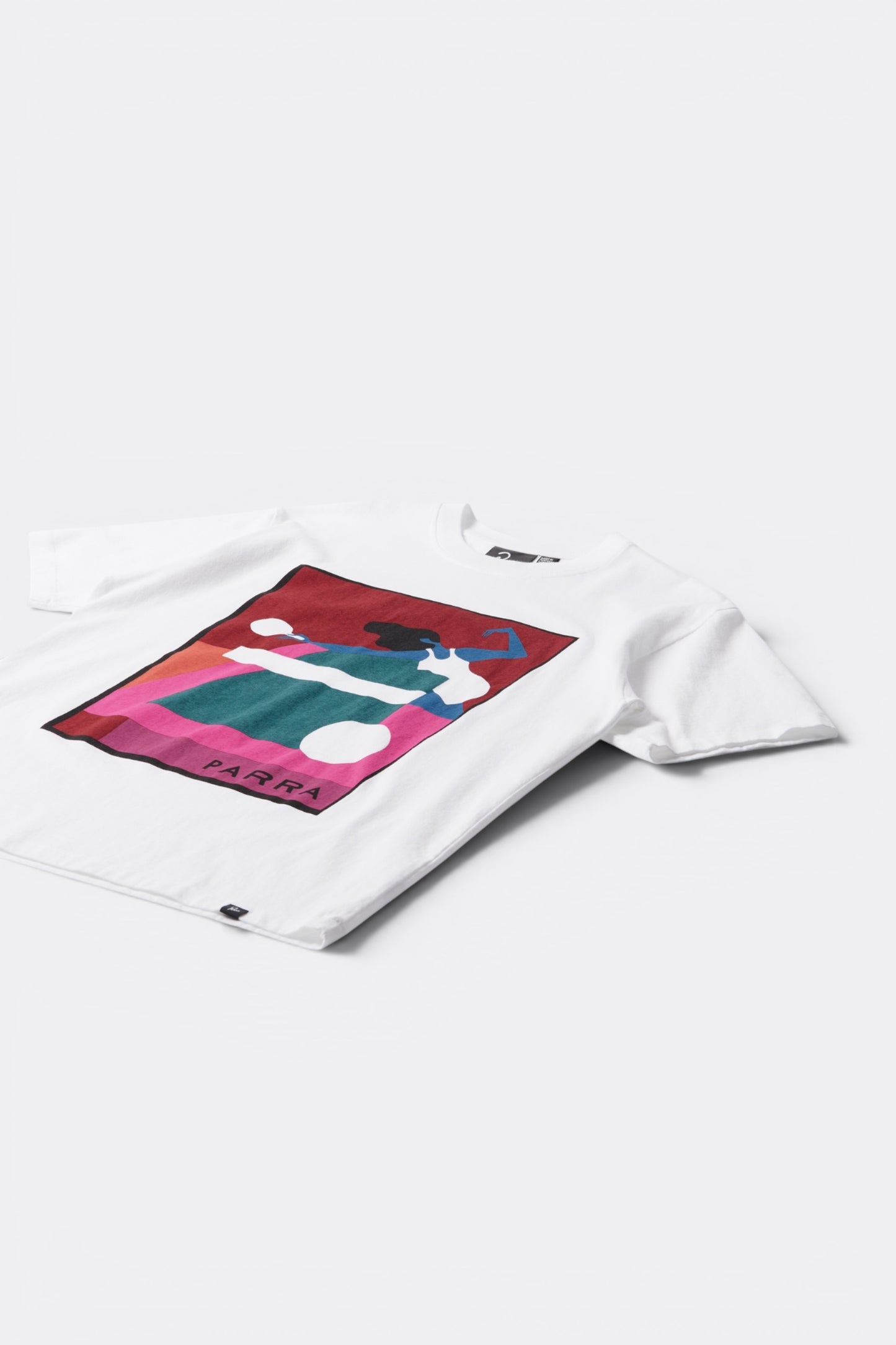By Parra Ping Ponged T-Shirt White | T-Shirt Sérigraphie Premium | Edgar Bdx