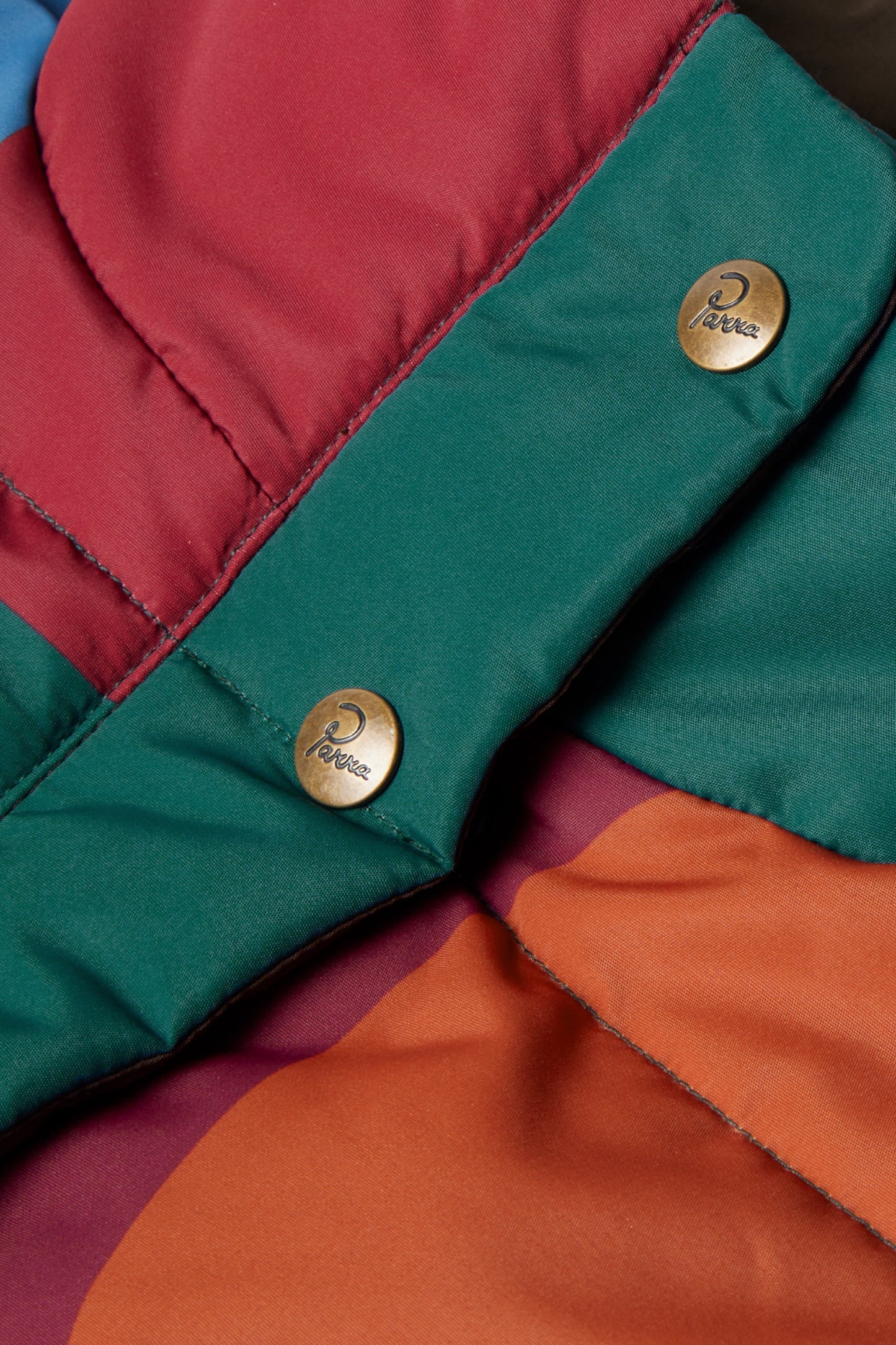 By Parra - Protect The Sun Reversible Puffer Jacket (Brown)