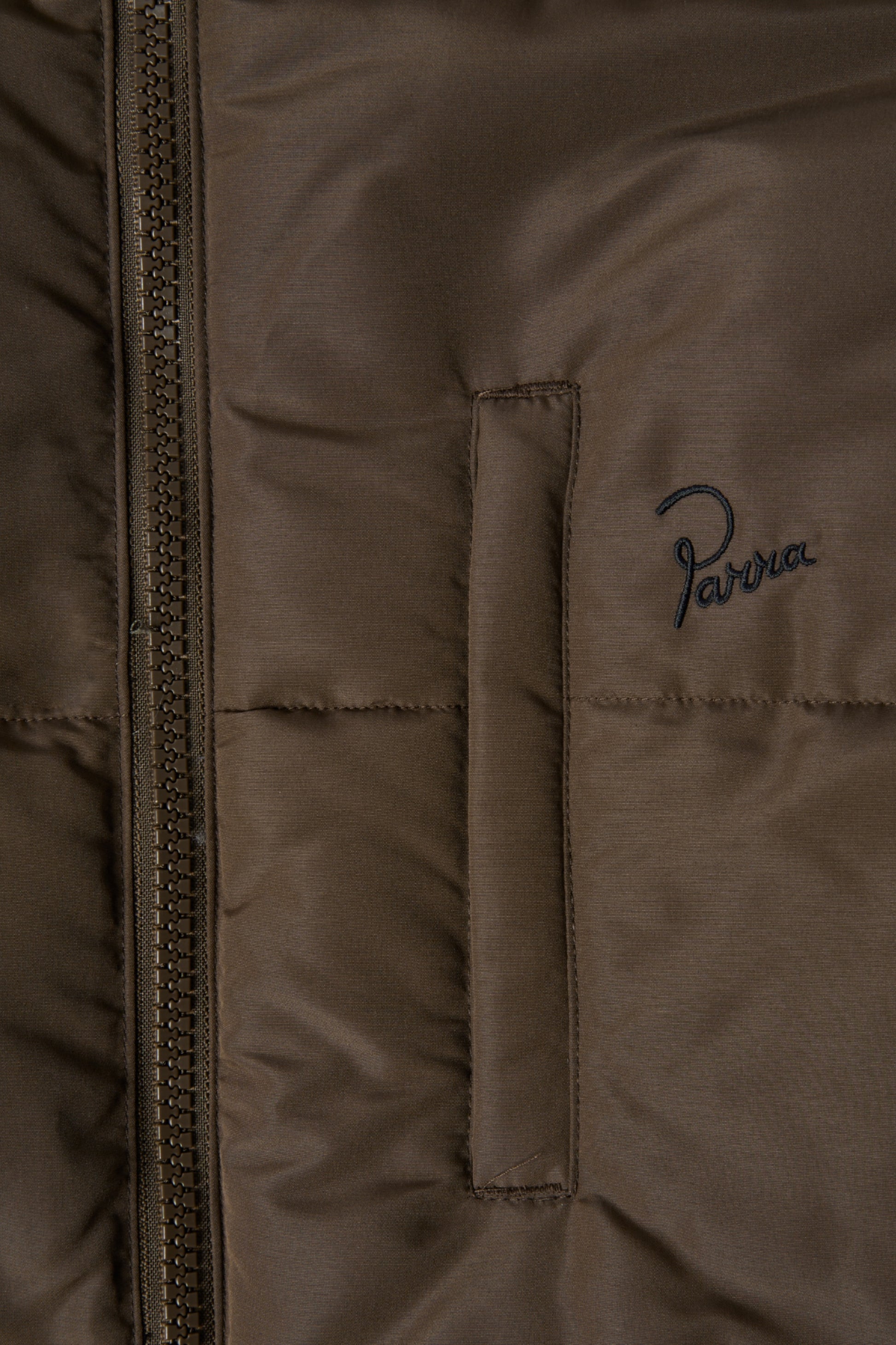 By Parra - Protect The Sun Reversible Puffer Jacket (Brown)
