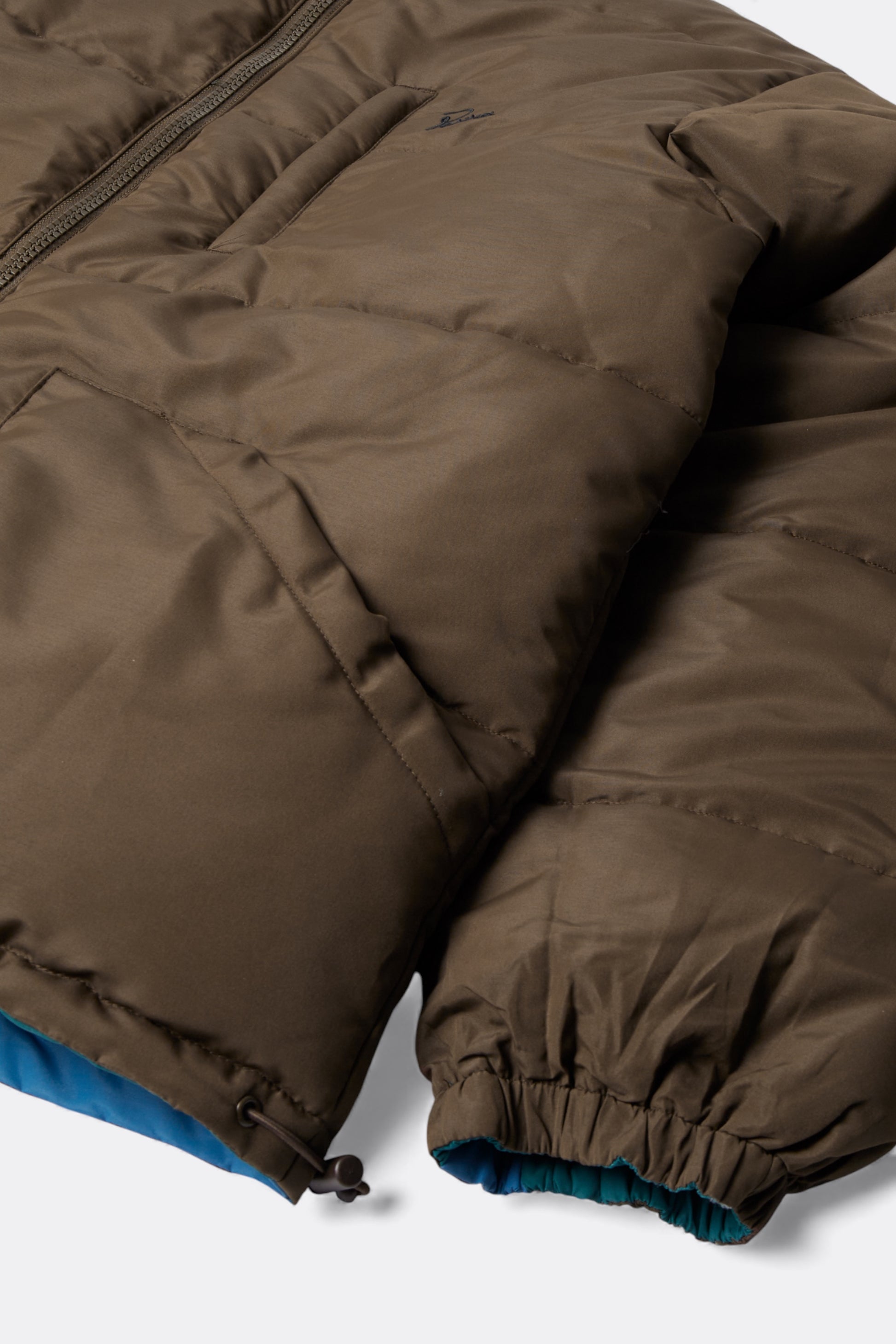 By Parra - Protect The Sun Reversible Puffer Jacket (Brown)