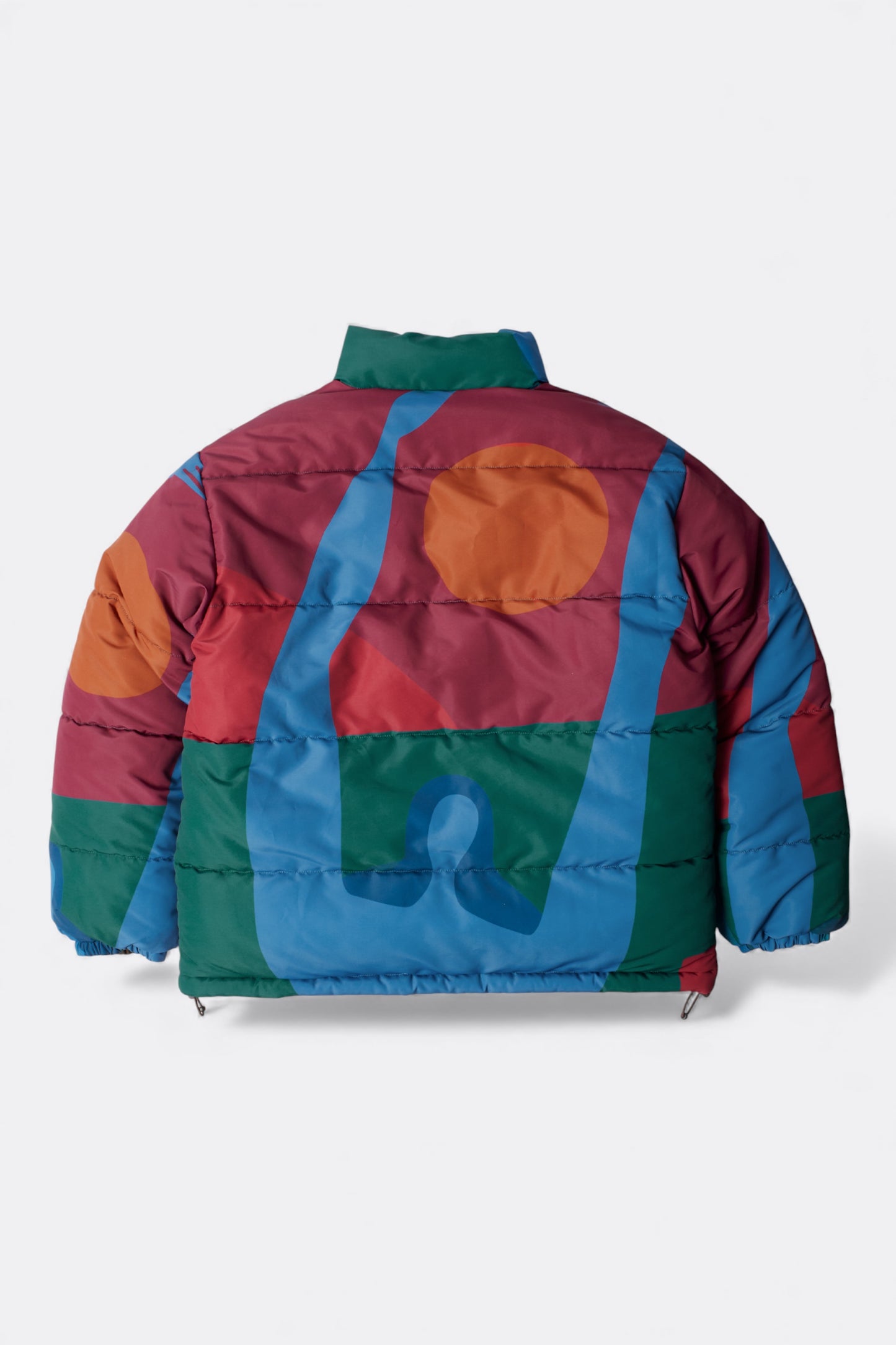 By Parra - Protect The Sun Reversible Puffer Jacket (Brown)
