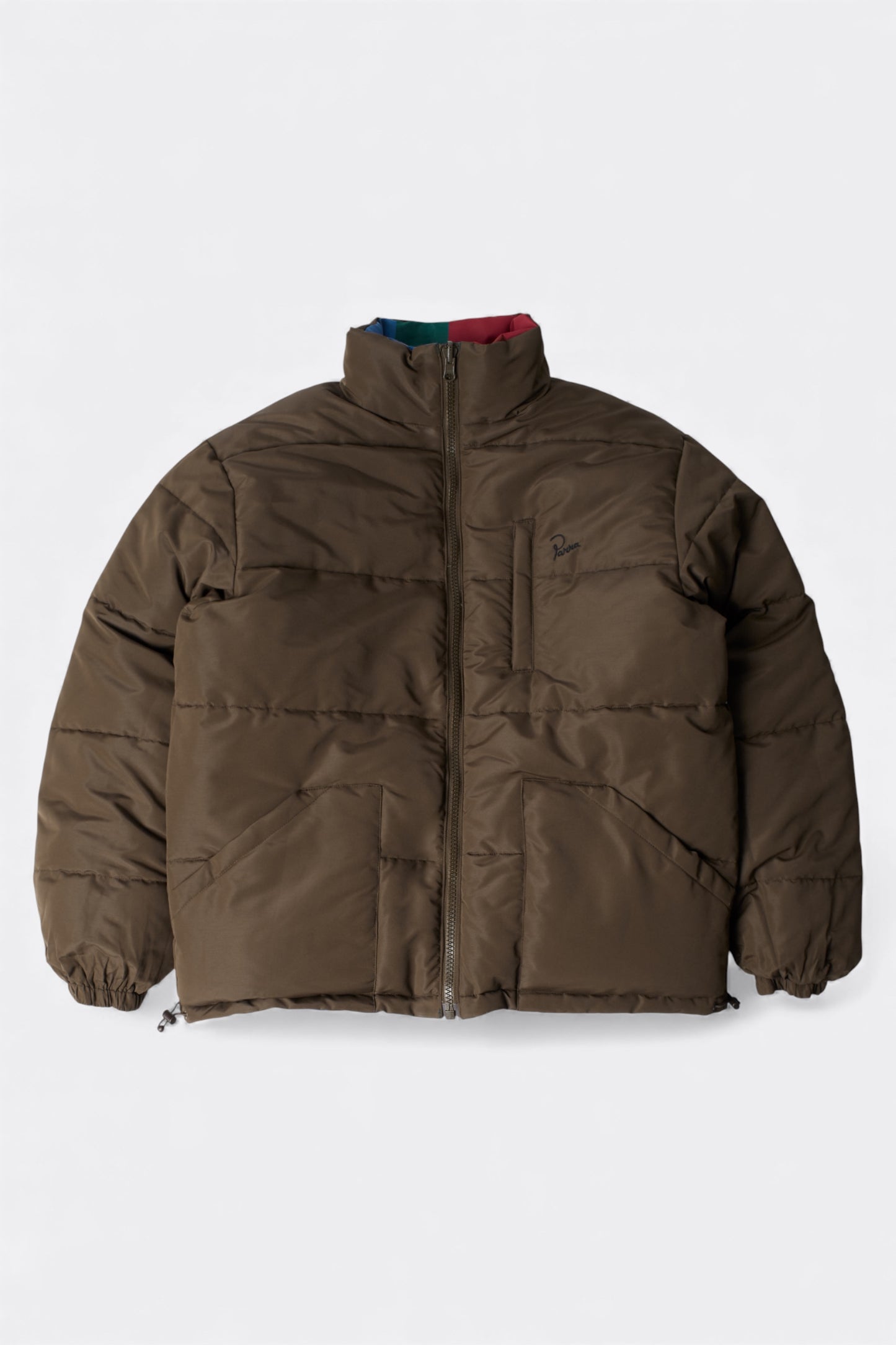 By Parra - Protect The Sun Reversible Puffer Jacket (Brown)