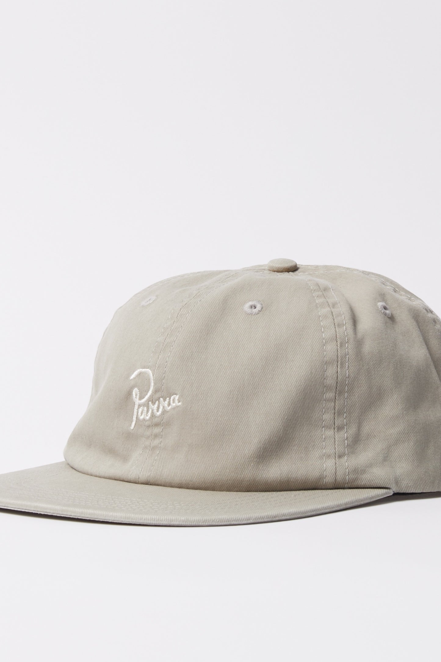 BY PARRA Signature 6 Panels Hat Grey | Casquette Twill Coton Californie | Edgar Bdx