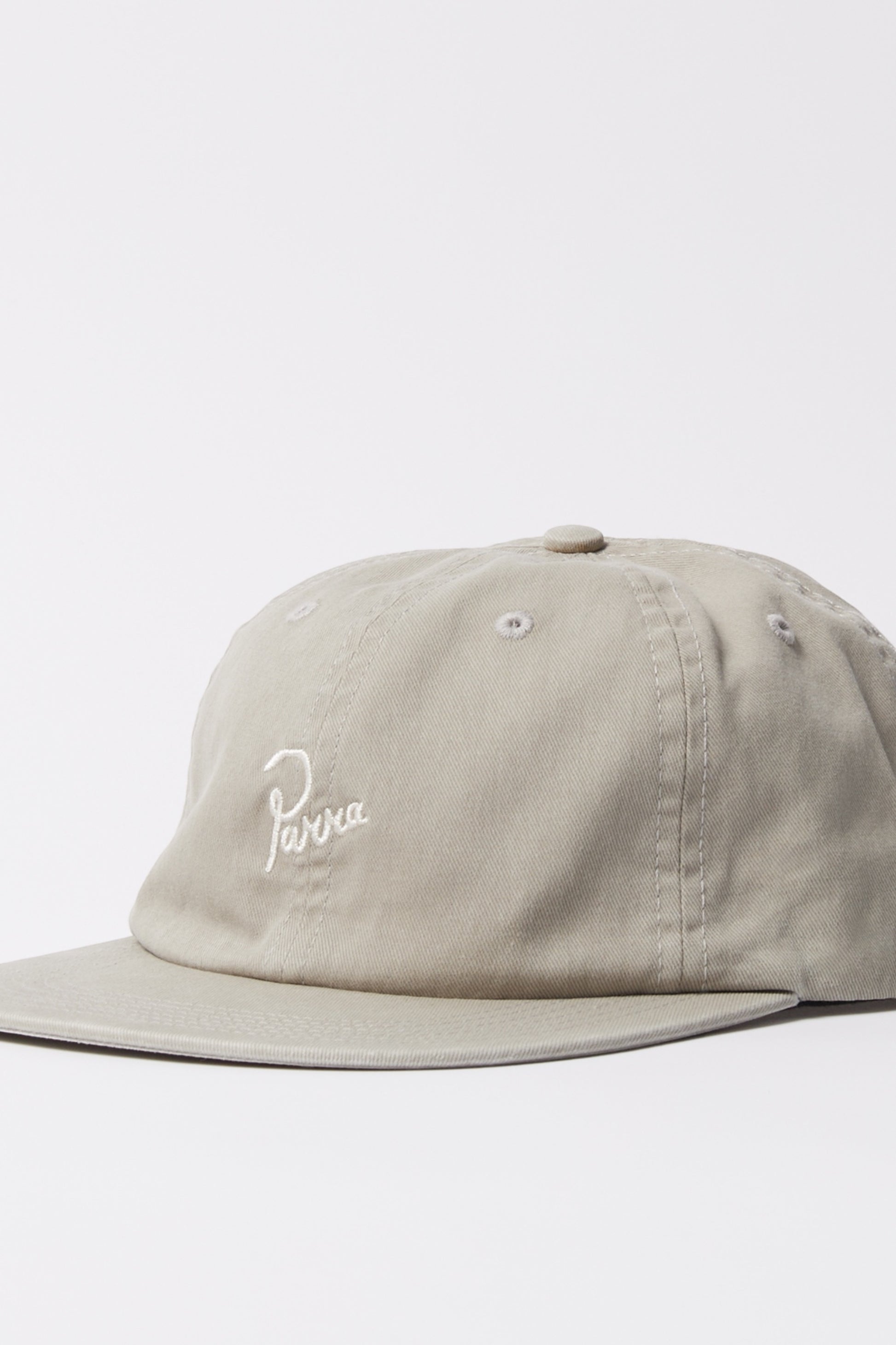 BY PARRA Signature 6 Panels Hat Grey | Casquette Twill Coton Californie | Edgar Bdx