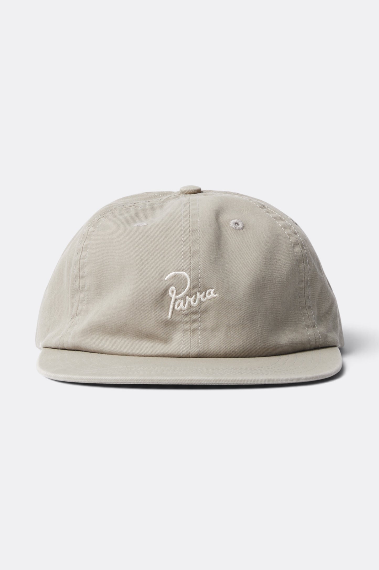 BY PARRA Signature 6 Panels Hat Grey | Casquette Twill Coton Californie | Edgar Bdx