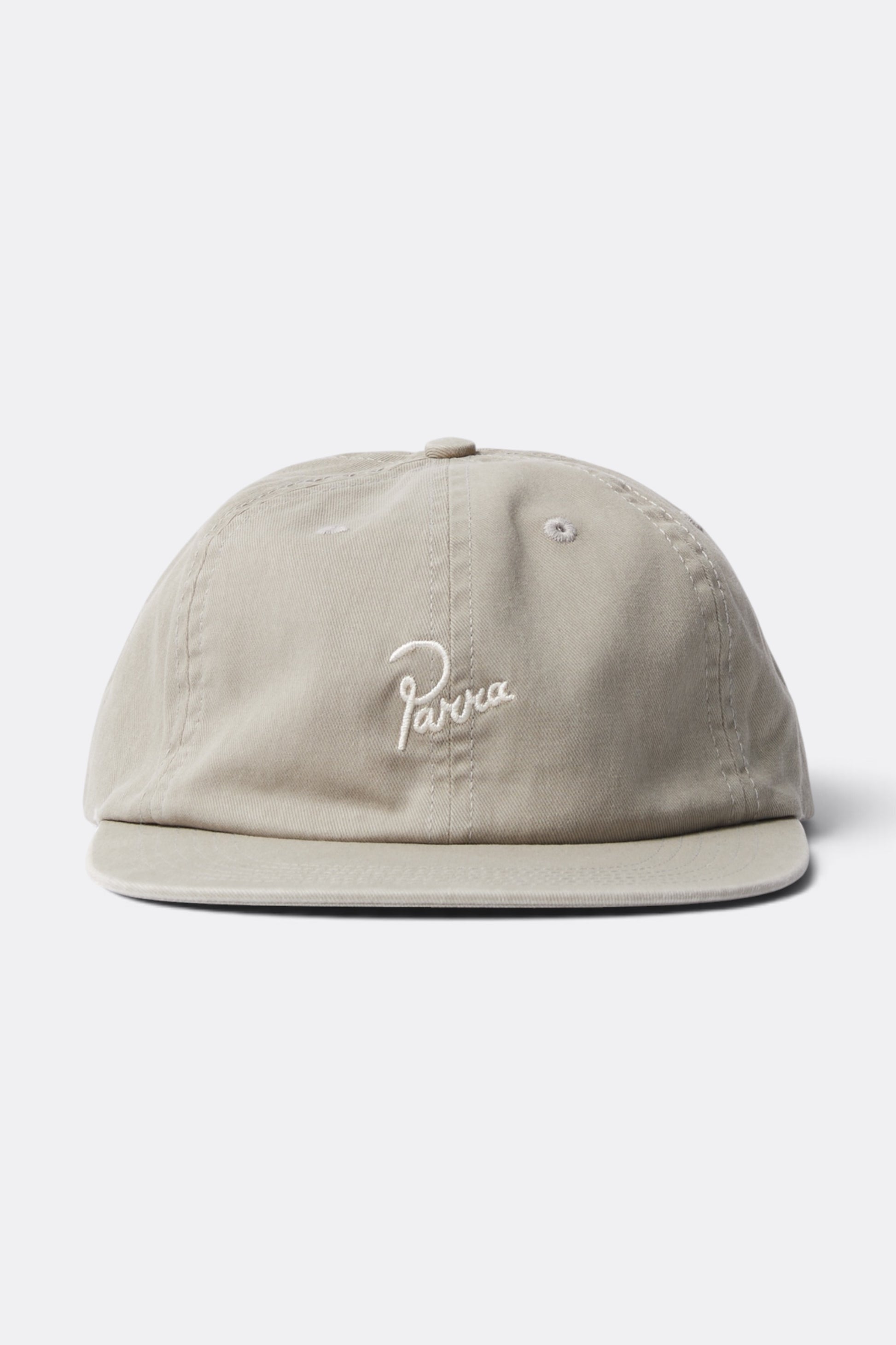 BY PARRA Signature 6 Panels Hat Grey | Casquette Twill Coton Californie | Edgar Bdx