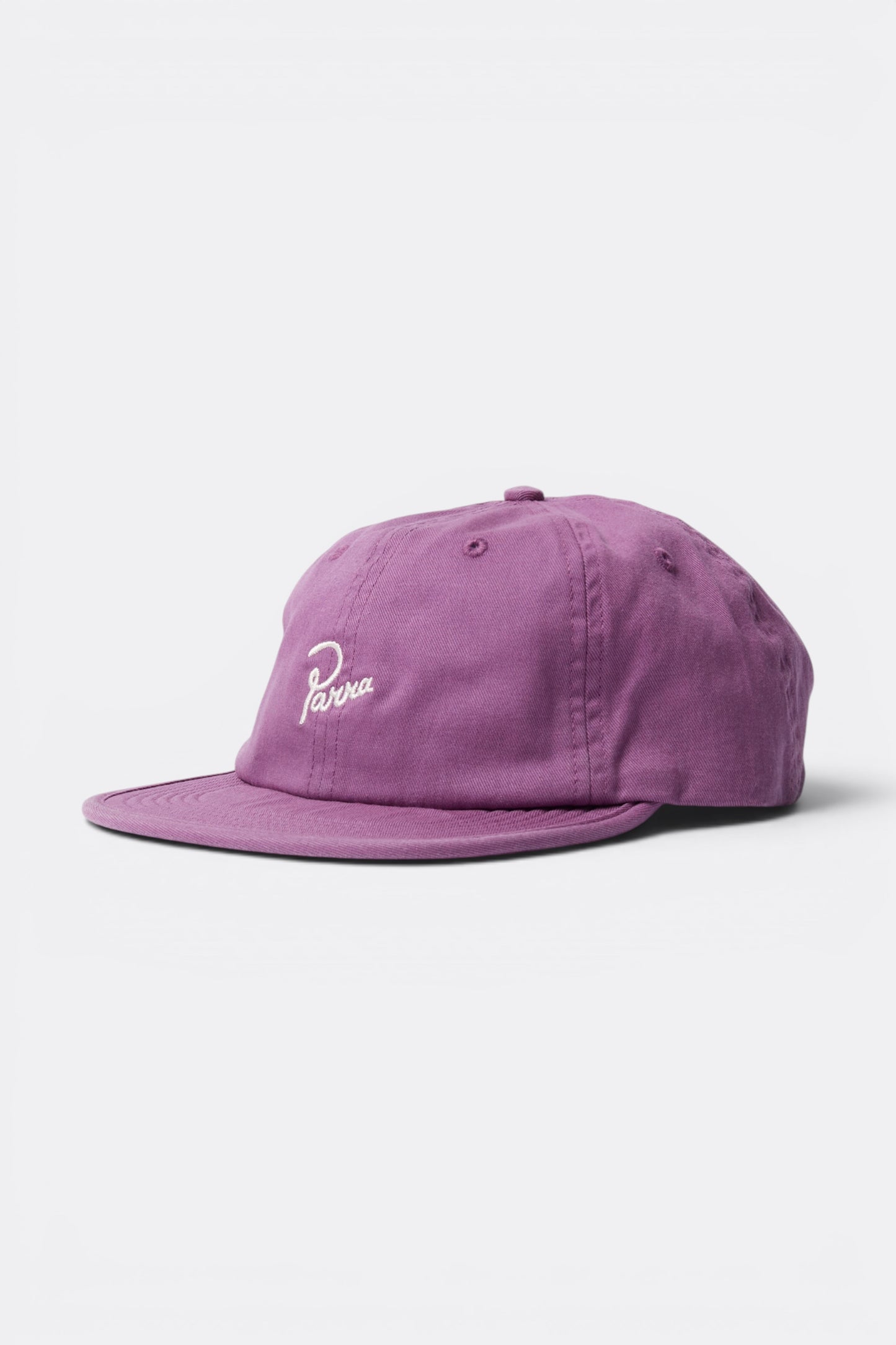 By Parra Signature 6 Panels Hat Purple | Casquette Sergé Coton Californie | Edgar Bdx