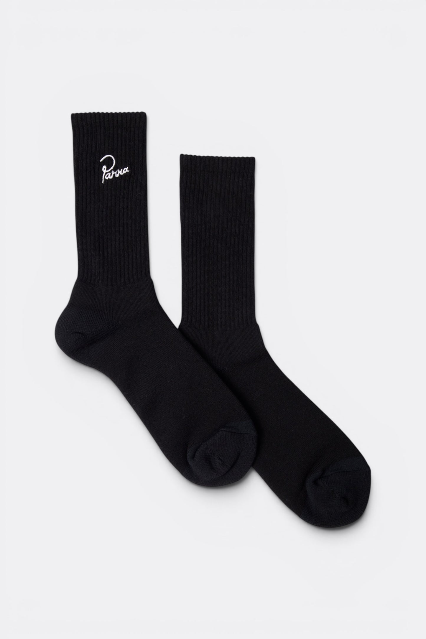 By Parra Signature Crew Socks Black | Chaussettes Tricot Tokyo | Edgar Bdx