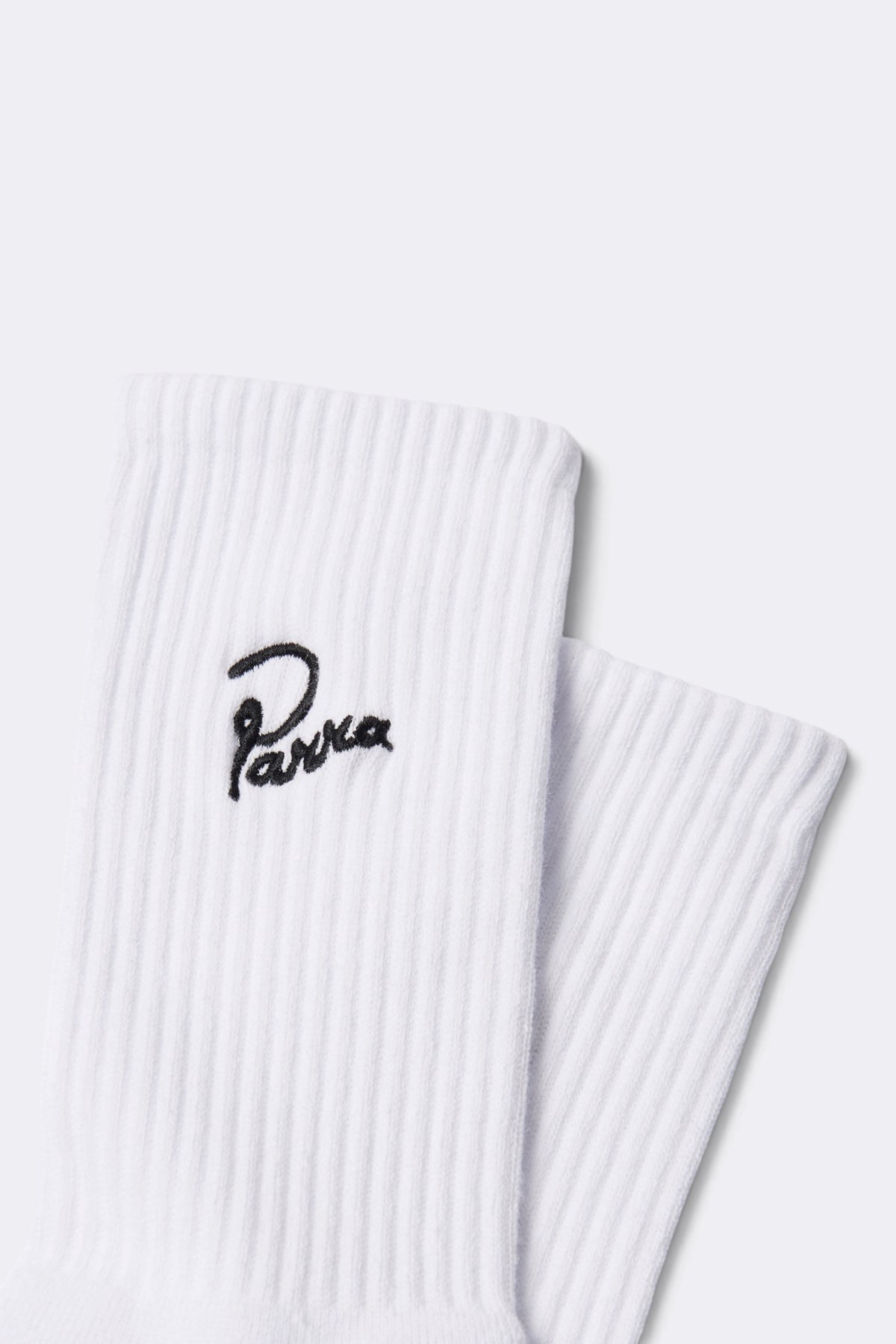 BY PARRA Signature Crew Socks White | Edgar Bdx