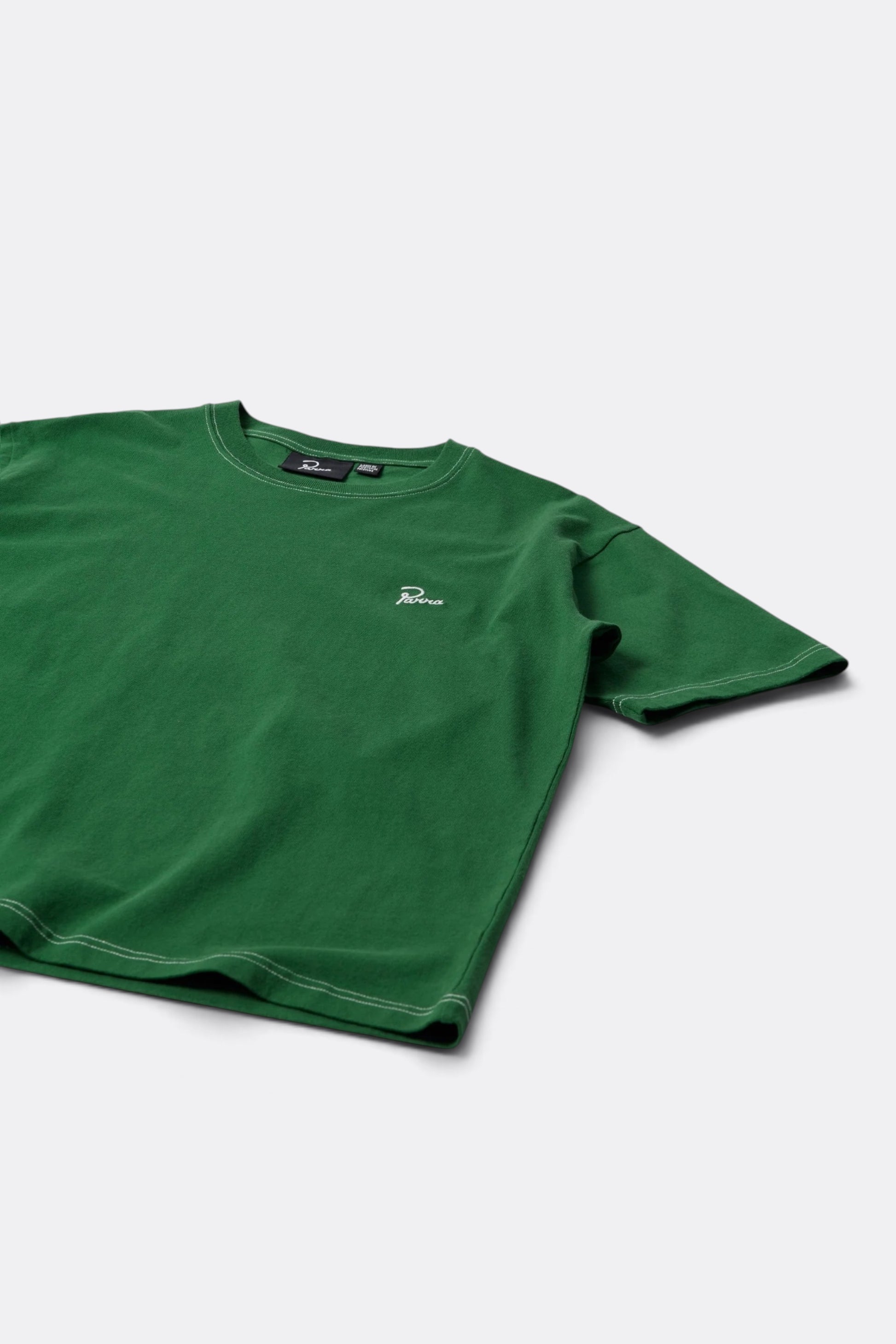 BY PARRA Signature T-Shirt Green | T-Shirt Brodé Premium | Edgar Bdx