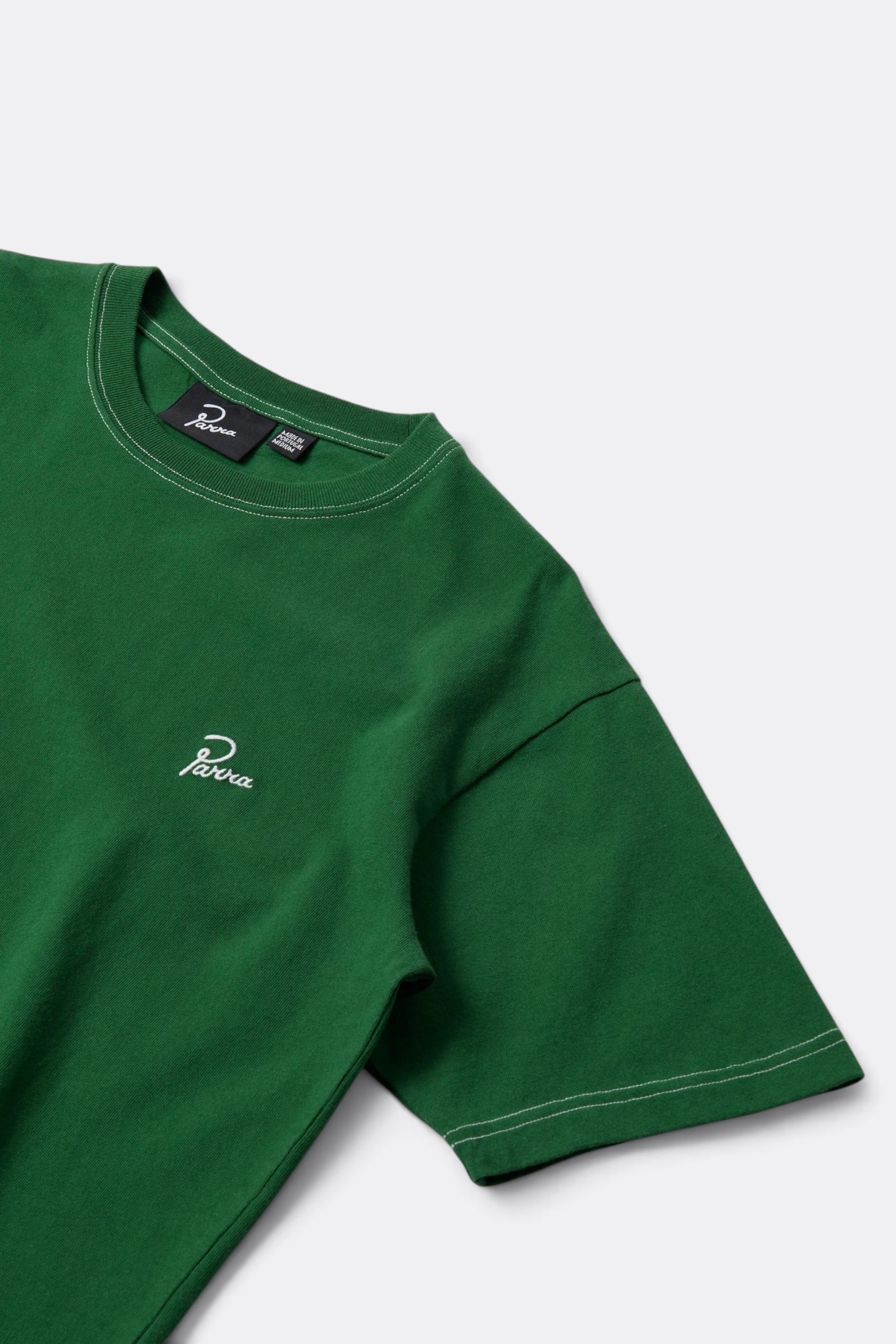 BY PARRA Signature T-Shirt Green | T-Shirt Brodé Premium | Edgar Bdx