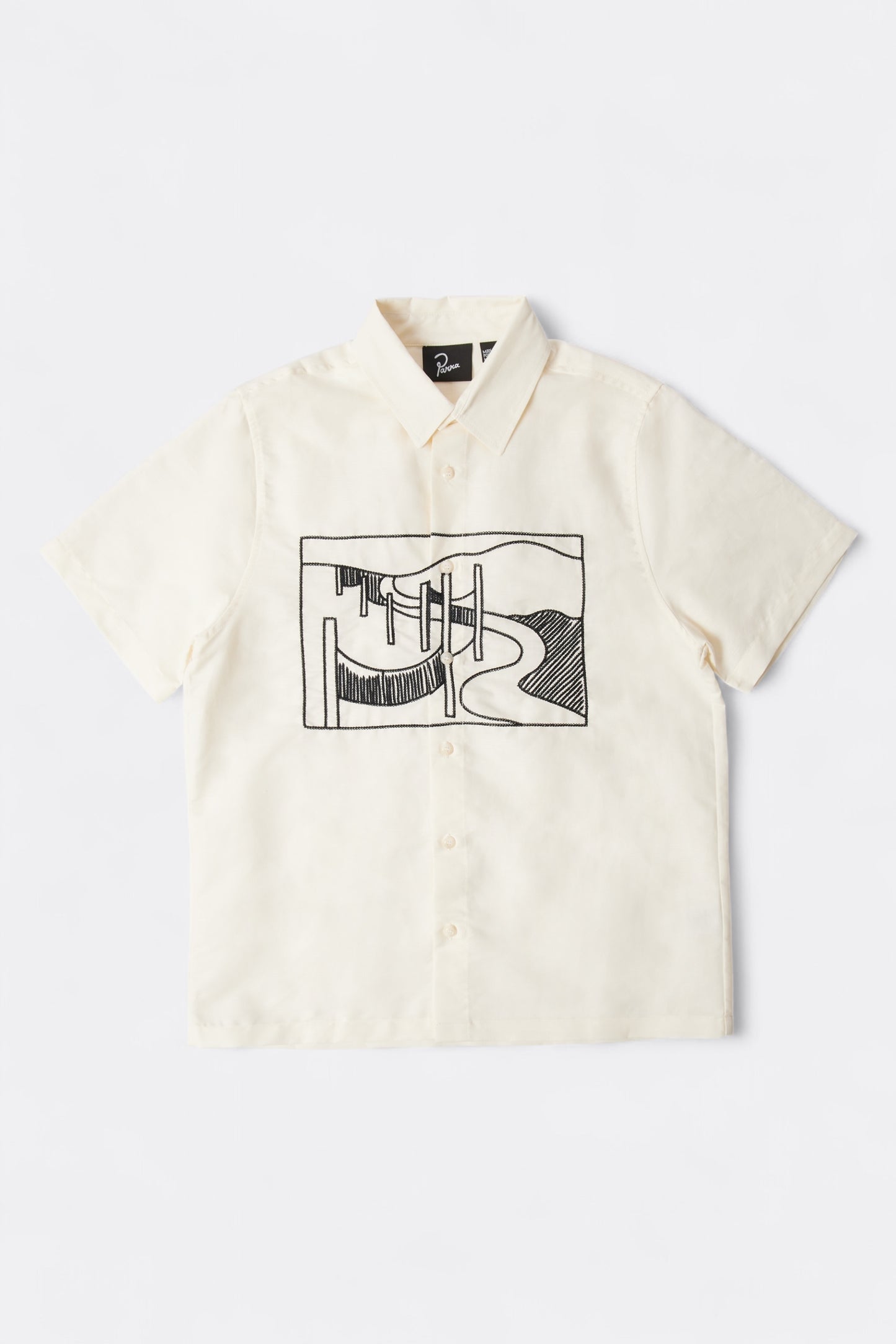By Parra - The Dune Short Sleeve Shirt (Off White)
