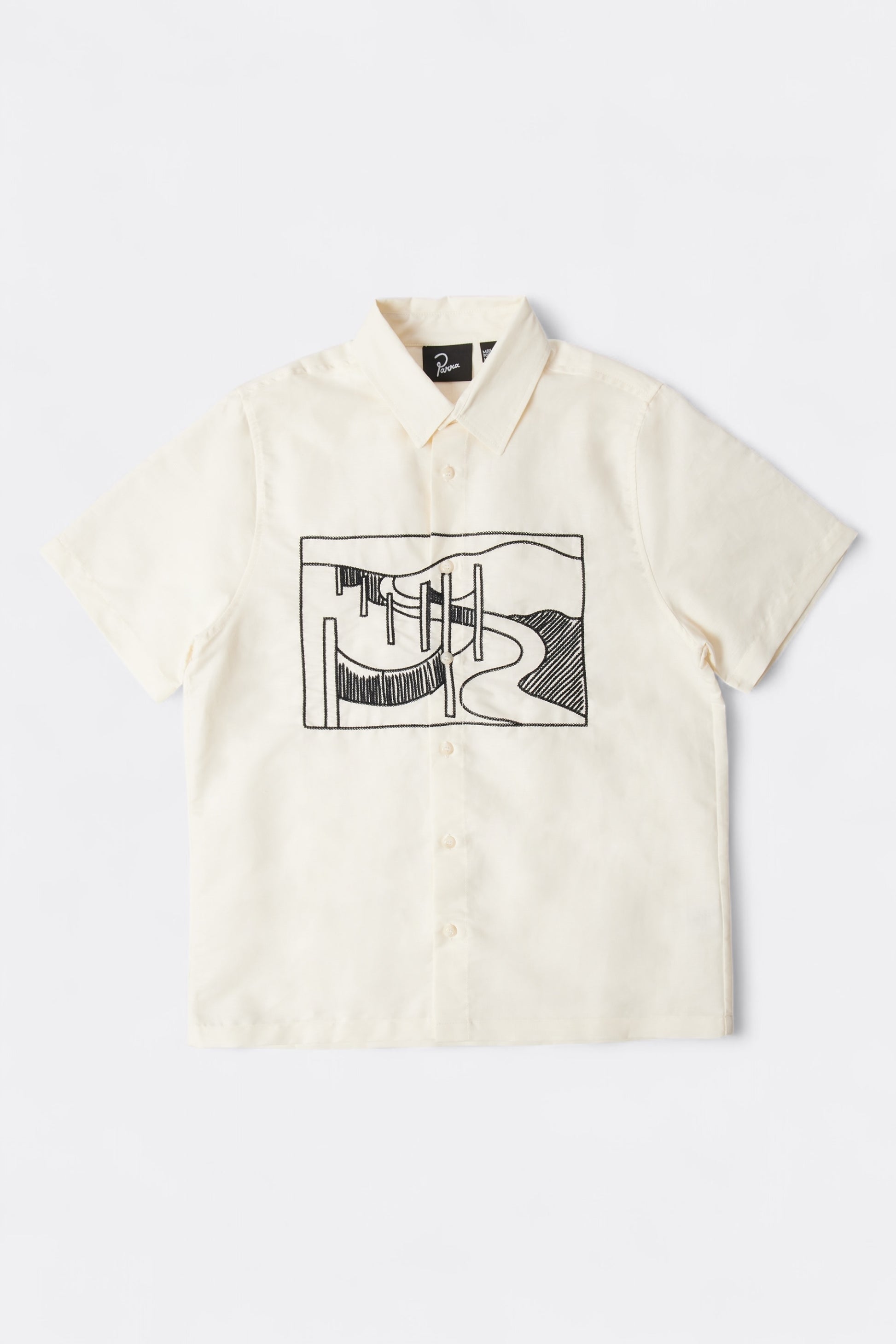 By Parra - The Dune Short Sleeve Shirt (Off White)