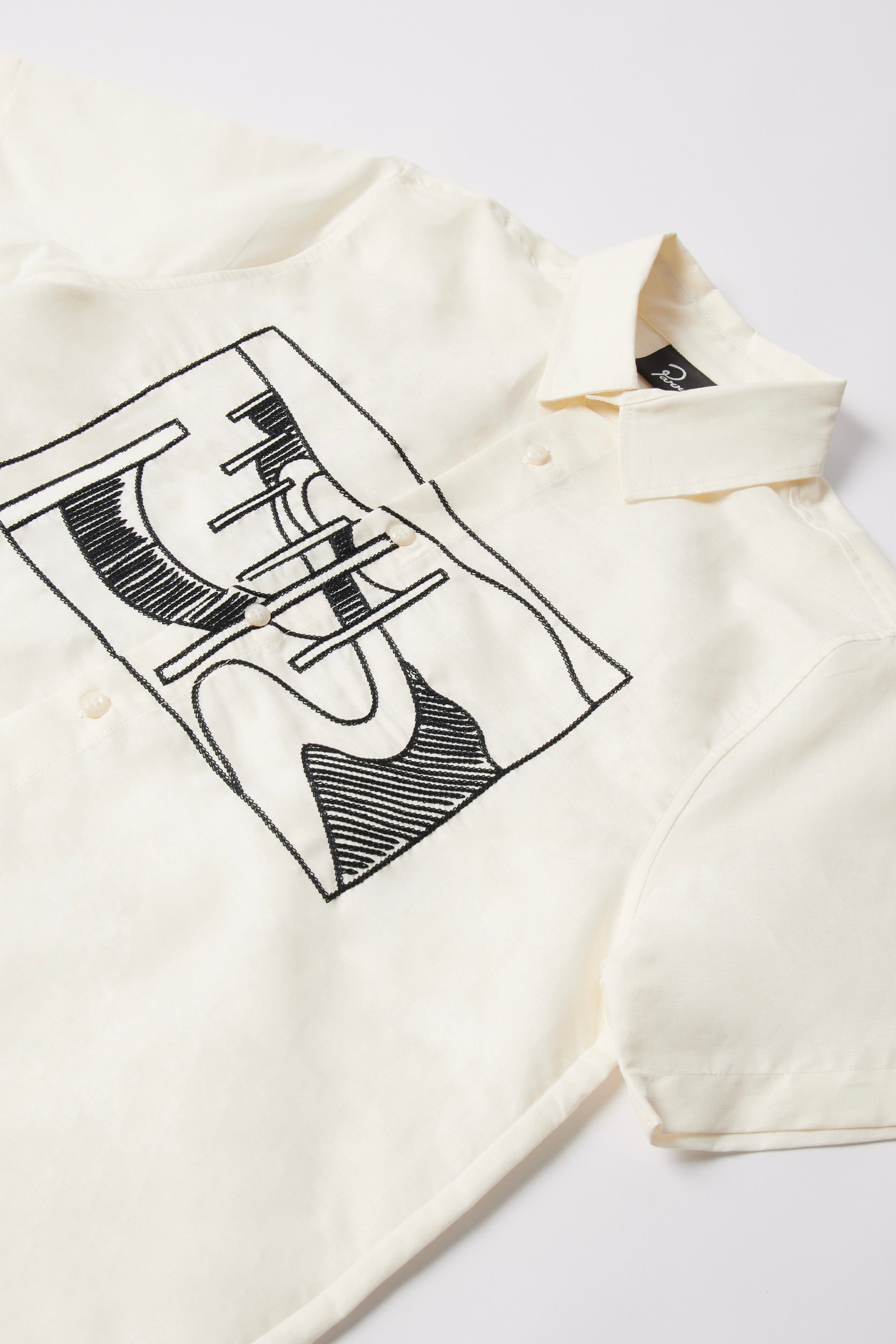 By Parra - The Dune Short Sleeve Shirt (Off White)