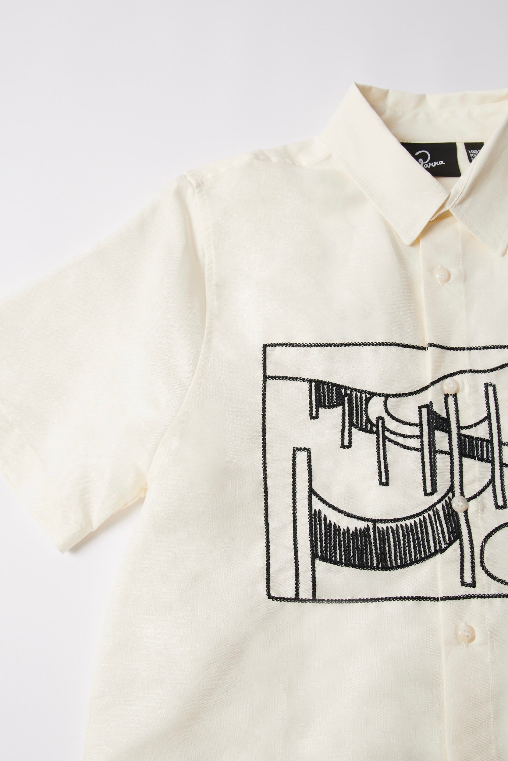 By Parra - The Dune Short Sleeve Shirt (Off White)
