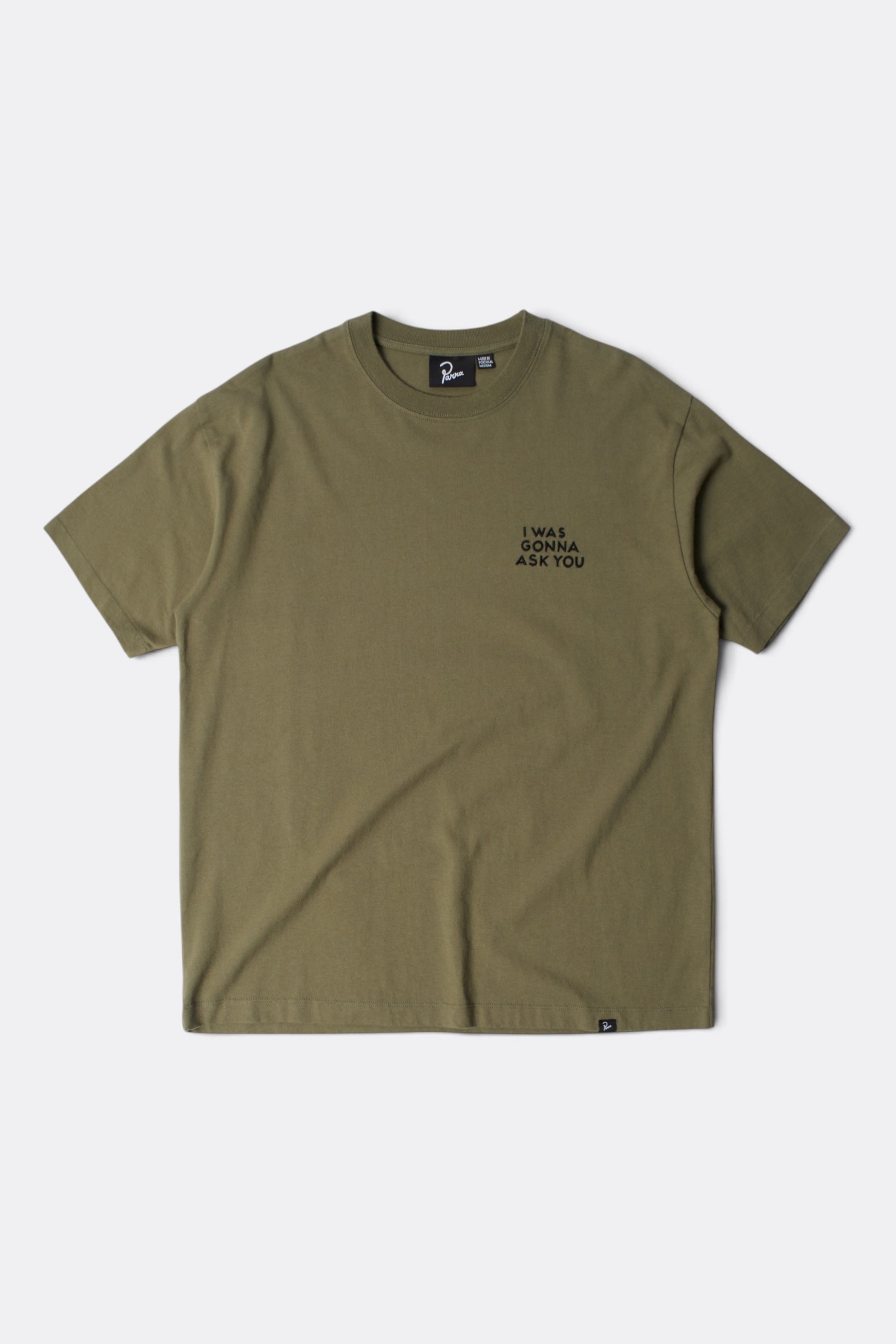 BY PARRA Waiting For You T-Shirt Green | T-Shirt Premium | Edgar Bdx