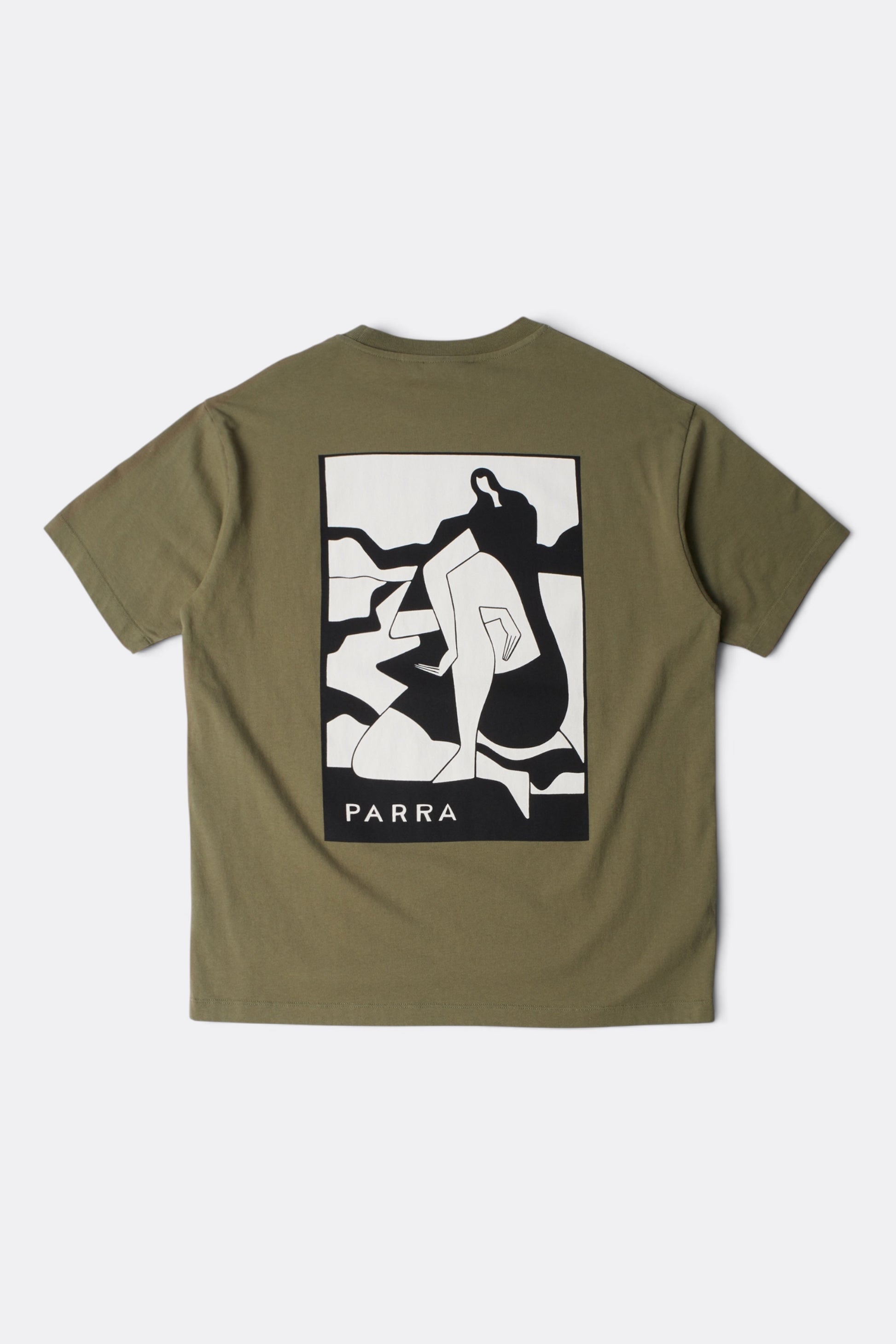 BY PARRA Waiting For You T-Shirt Green | T-Shirt Premium | Edgar Bdx