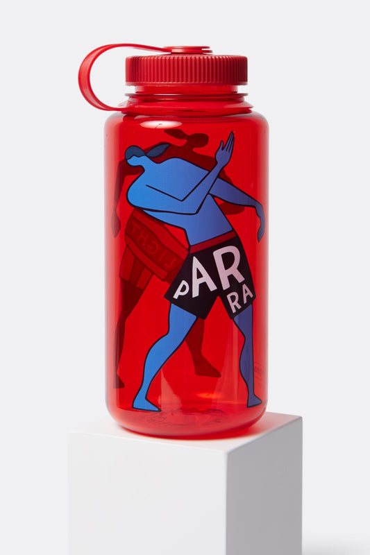 BY PARRA Water Slapped Nalgene Bottle Red | Gourde Nalgene | Edgar Bdx