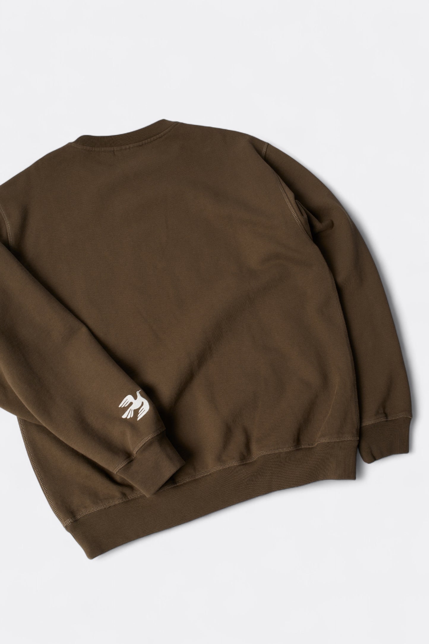 By Parra - Weird Trad Logo Crew Neck Sweatshirt (Brown)
