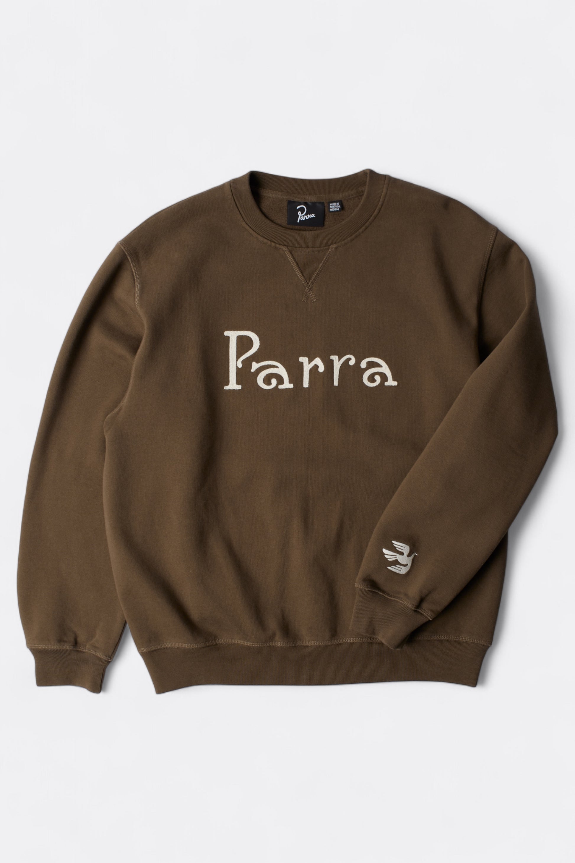 By Parra - Weird Trad Logo Crew Neck Sweatshirt (Brown)